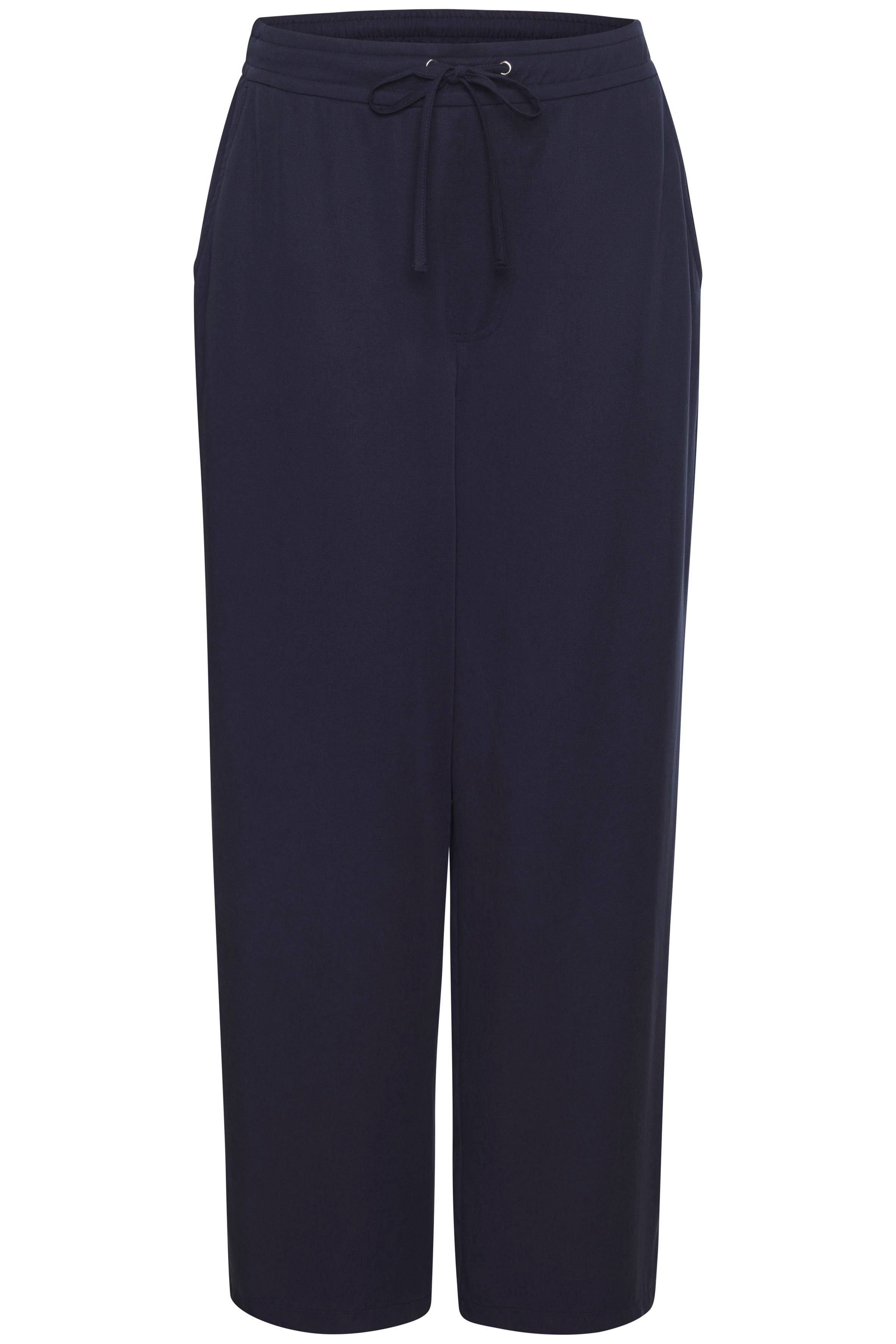 LASCANA Anzughose mit Bindeband, Palazzohose aus Lyocell mit Taschen