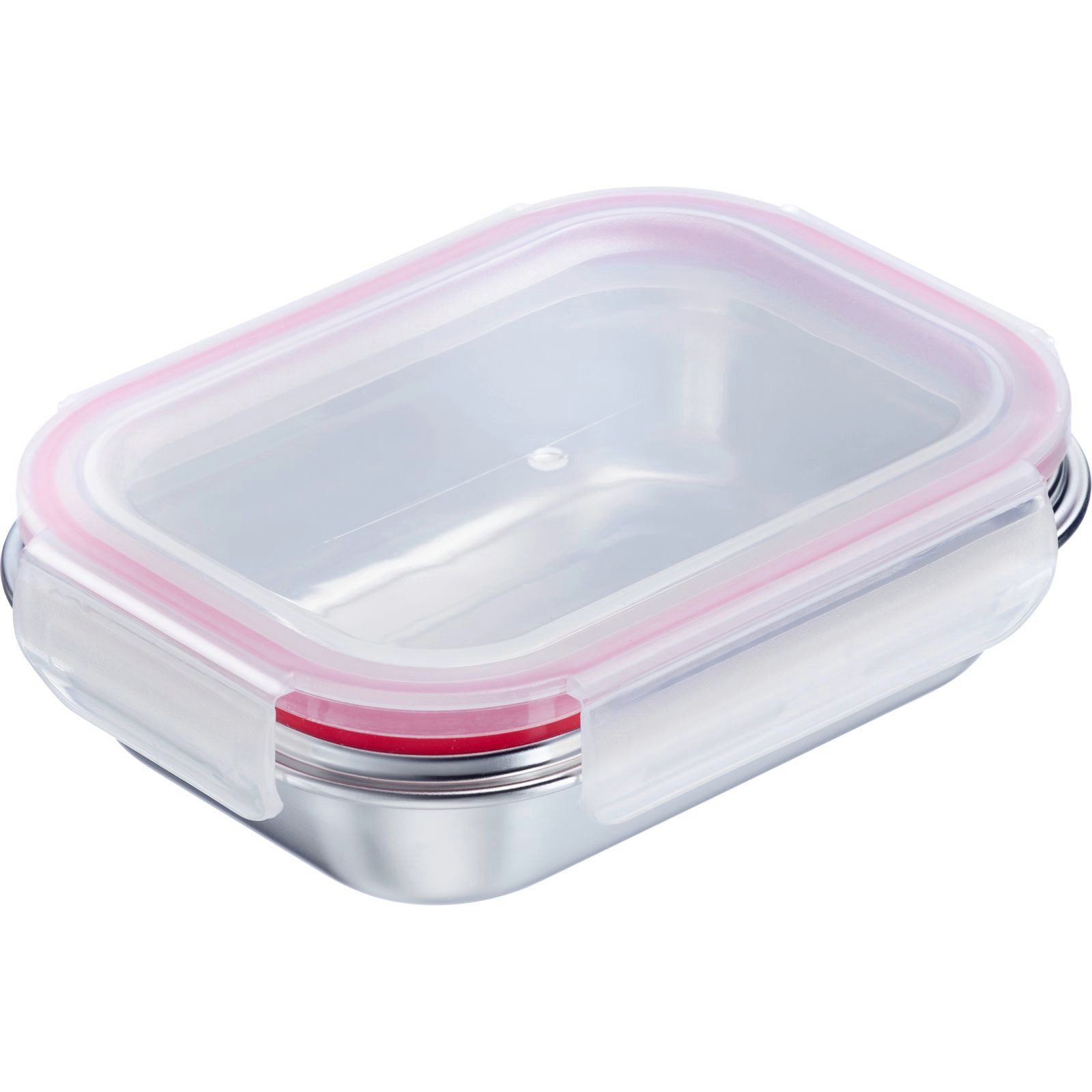 WESTMARK Lunchbox Edelstahl Lunch Box/ Frischhaltedose, 400 ml, Edelstahl 18/8, Polyprophylen (PP), Silikon, (1-tlg), Made in Germany, 5 Jahre Garantie