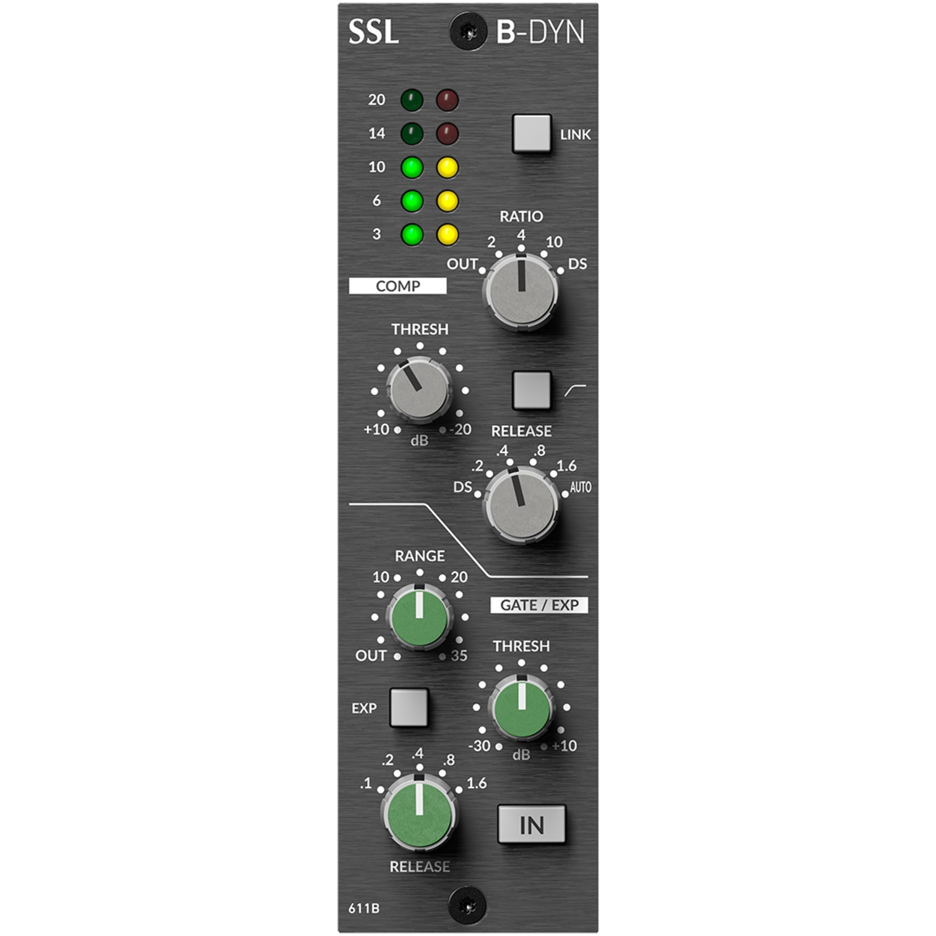 Solid State Logic Audio-Wandler, (Studio Hardware, Dynamikbearbeitung), 500 B Dynamics - Dynamik Prozessor