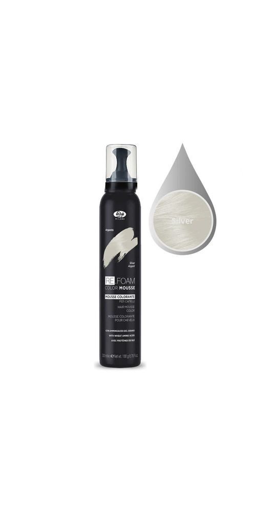 Lisap Sculture Haarfarbe Lisap Re.Foam Color Mousse Silber 200ml