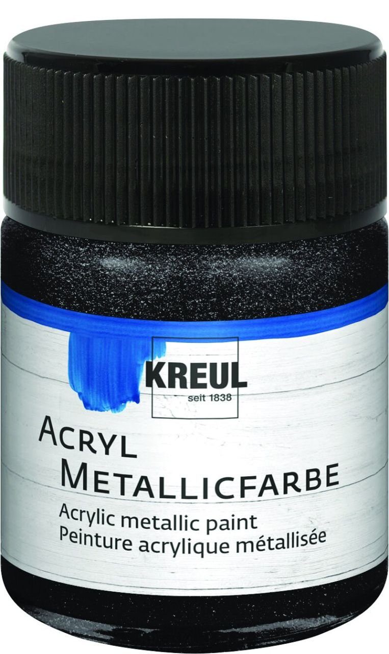 Kreul Künstlerstift 50 Metallicfarbe Acryl schwarz ml Kreul