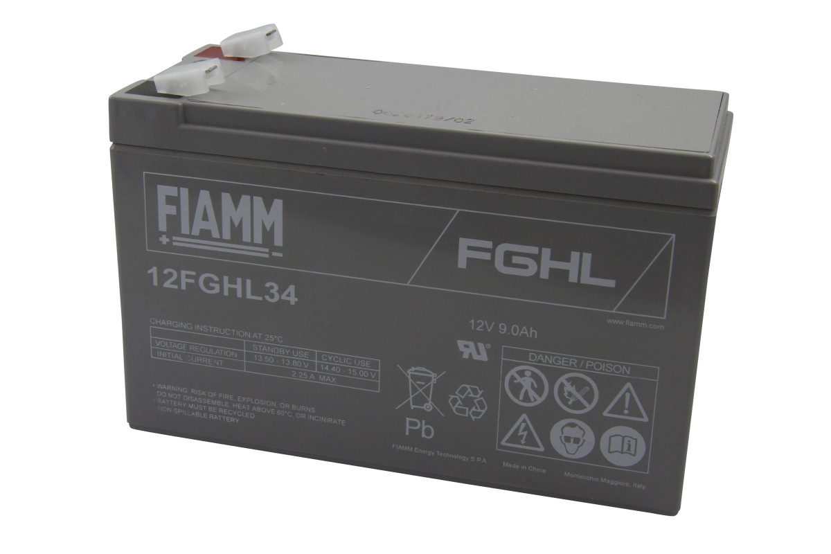 Fiamm FIAMM Blei Akku 12FGHL34 (FGHL20902) 12.0V 9.0Ah Akku 9000 mAh (12,0 V)