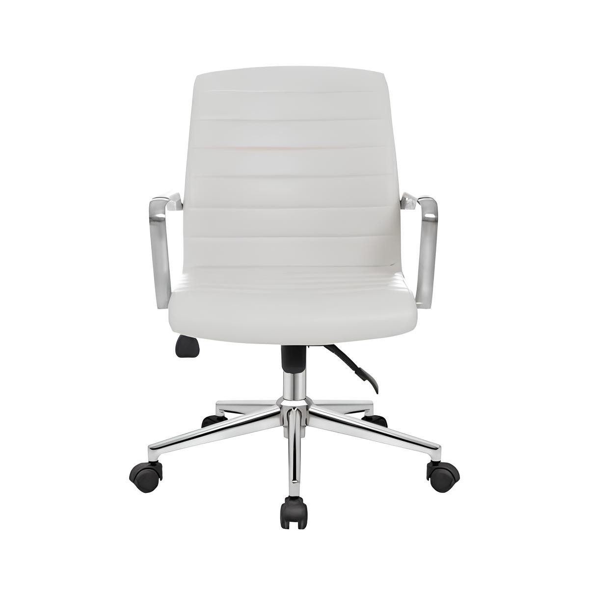 JVmoebel Bürostuhl Ergonomischer Drehstuhl in Weiß mit Kunstlederpolsterung (1 St), Made in Europa