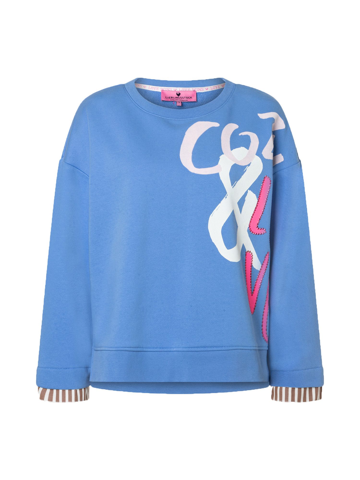 Lieblingsstück Sweatshirt Lieblingsstück Damen Sweatshirt COZ & LOV – Blau (1-tlg)