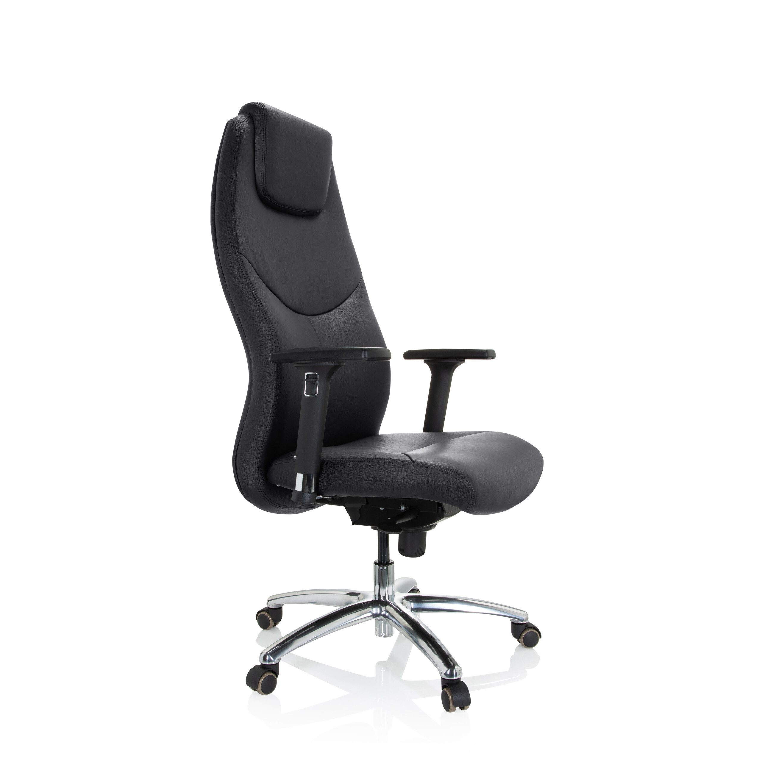 hjh OFFICE Chefsessel Profi Chefsessel FERRARA Leder, Drehstuhl Bürostuhl ergonomisch