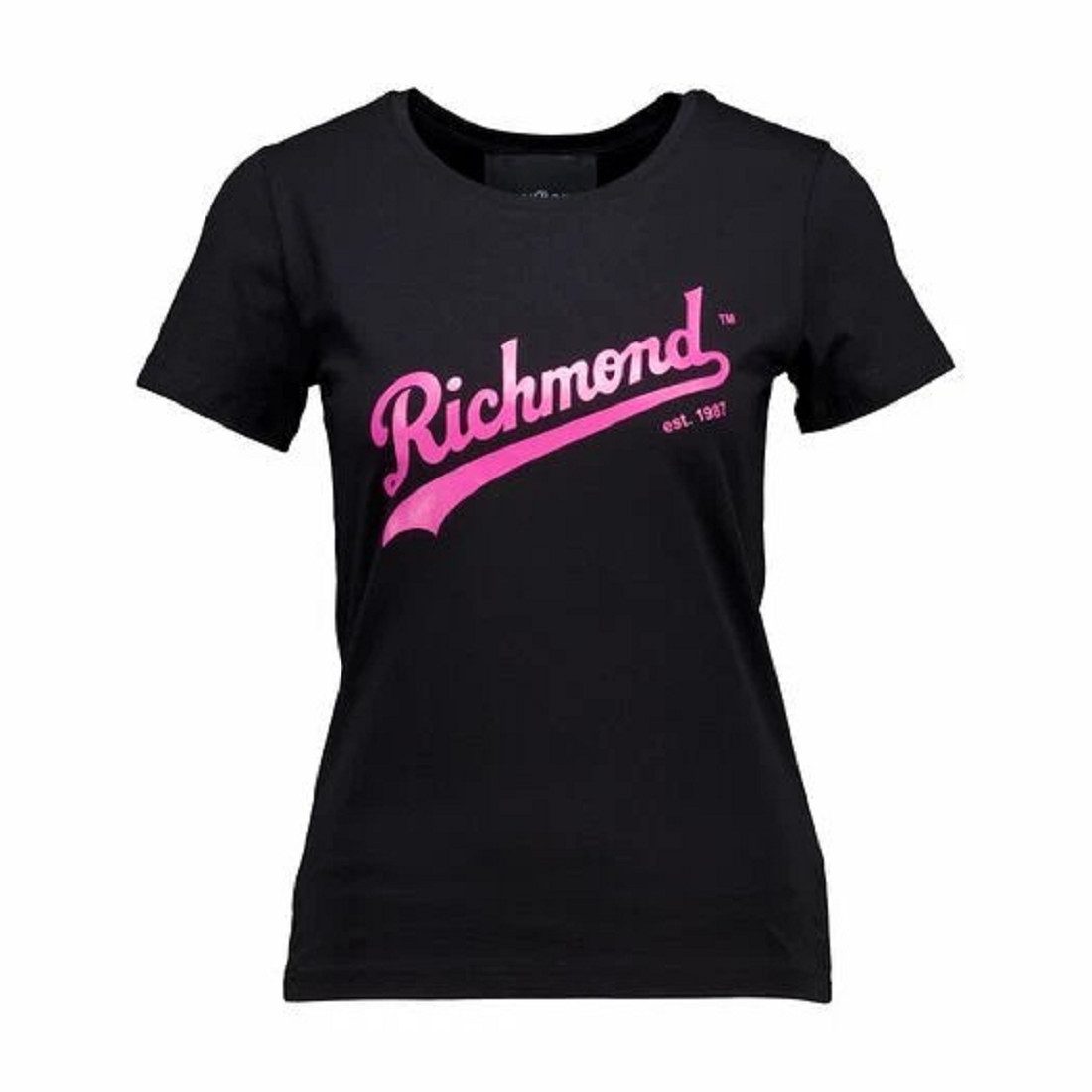 John Richmond Print-Shirt John Richmond Damen T-Shirt, John Richmond M/CORTA T- SHIRTS aus Baumwolle, Rundhalsausschnitt