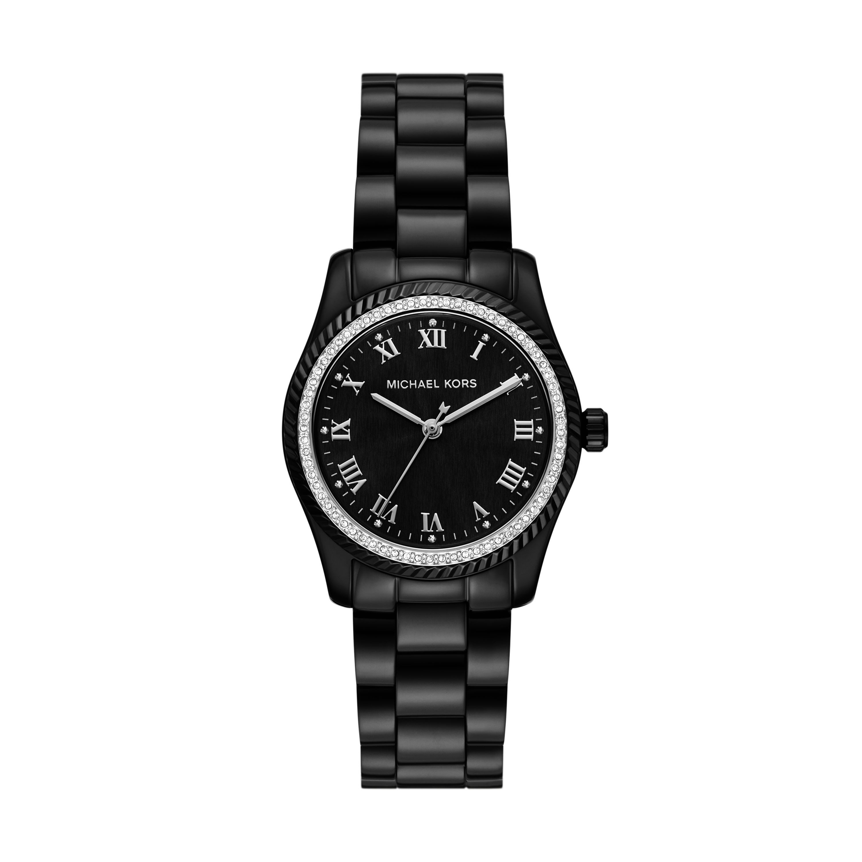 MICHAEL KORS Quarzuhr Lexington MK7688, Armbanduhr, Edelstahlarmband, analog, Glassteine
