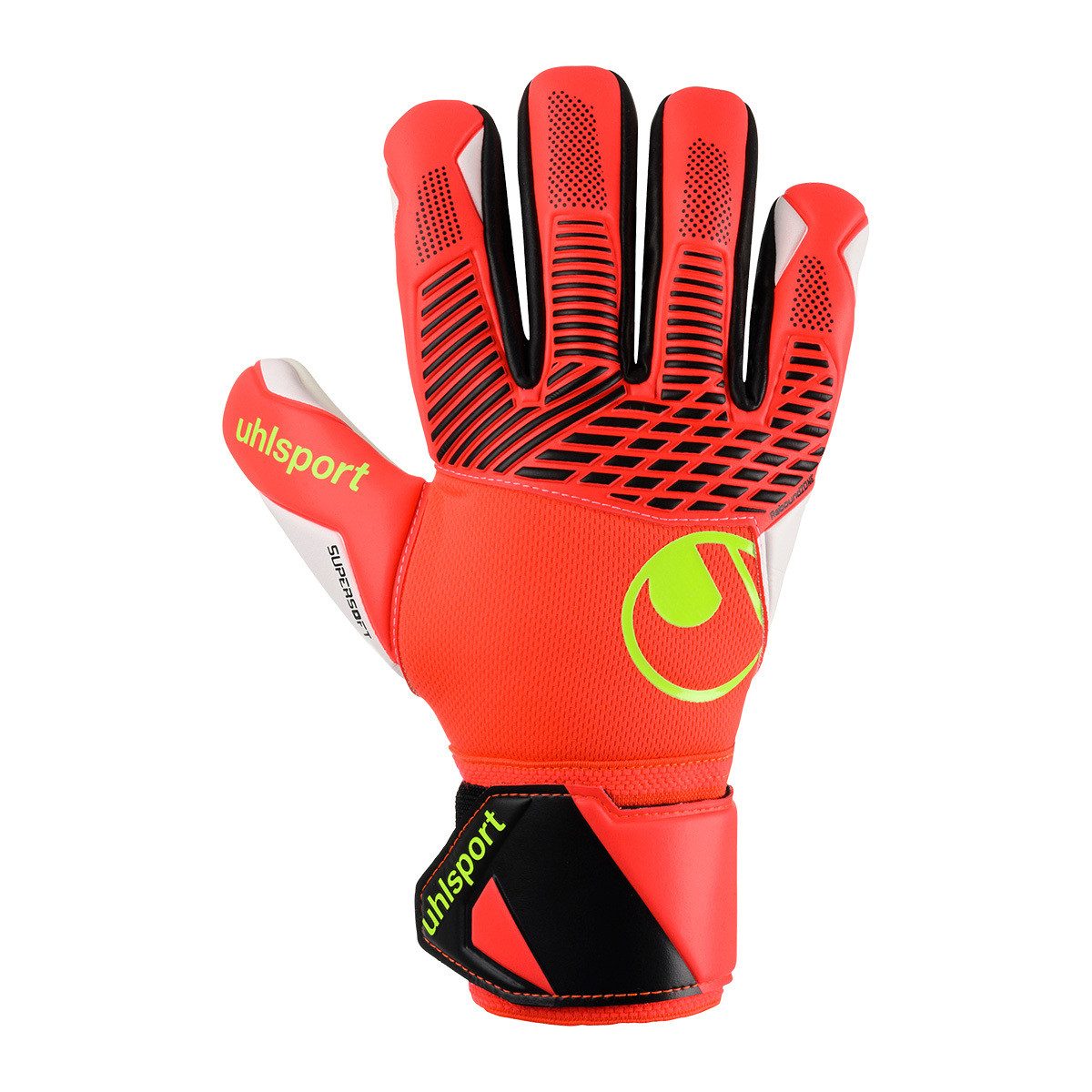 uhlsport Torwarthandschuhe Torwarthandschuhe FM ZNE Supersoft HN Kids (Paar, 1-St., mit Verschluss)