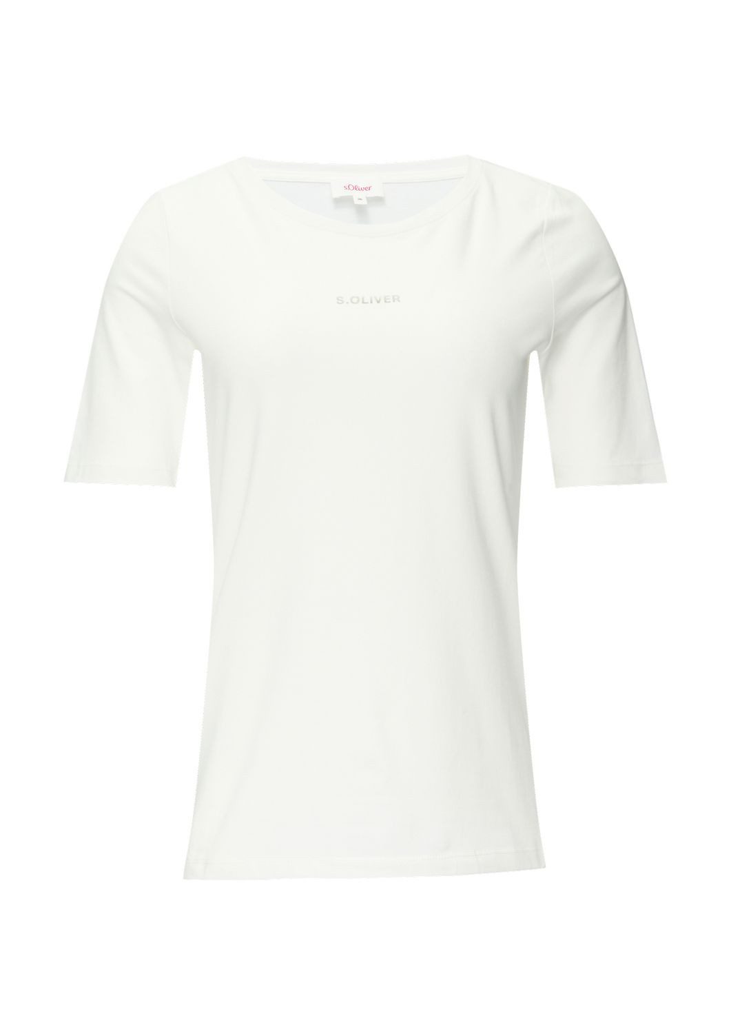 s.Oliver T-Shirt Label-Shirt (2-tlg) kurzarm, Rundhals, günstig online kaufen