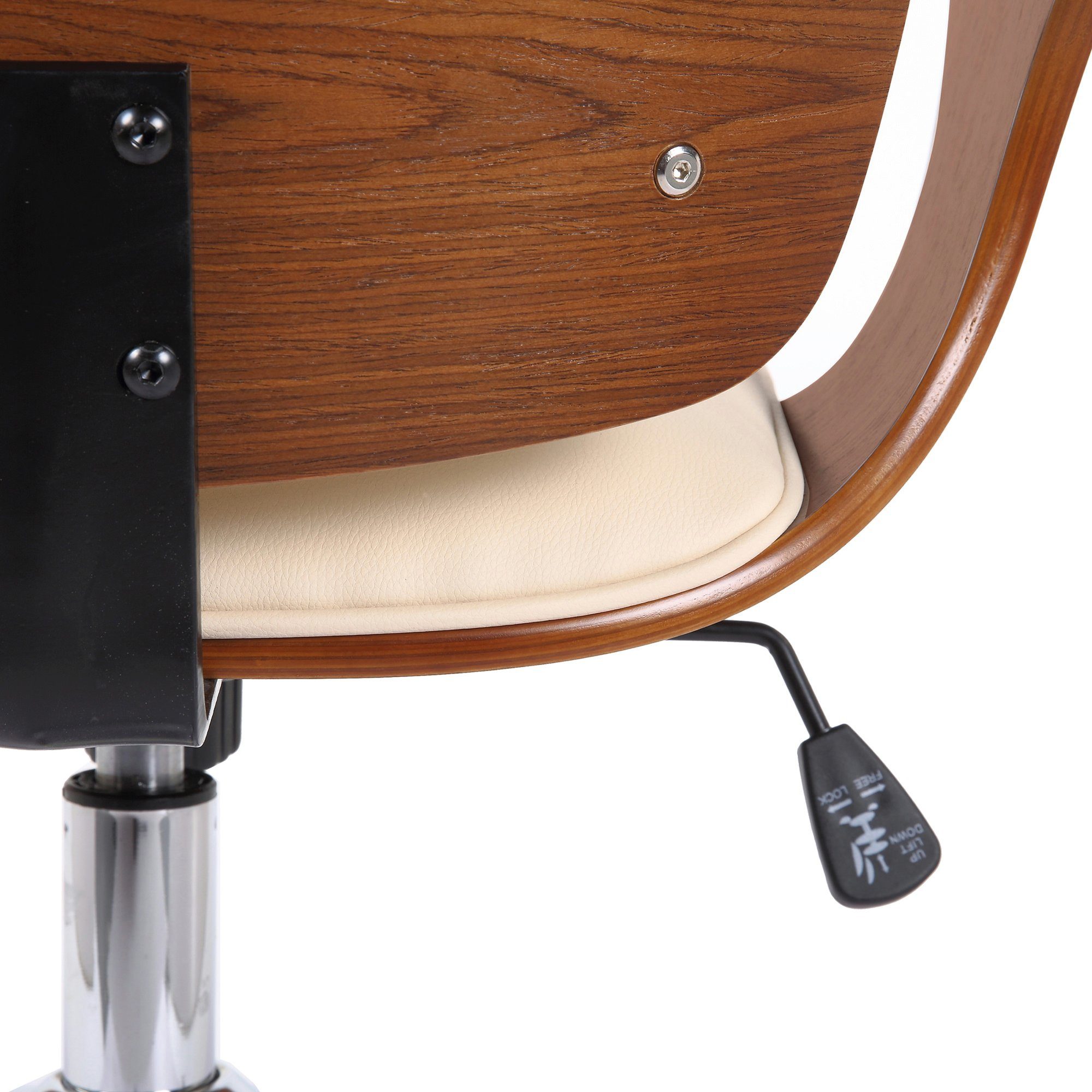 Schreibtischstuhl Wippmechanismus Höhenverstellbar, Burbank, CLP mit