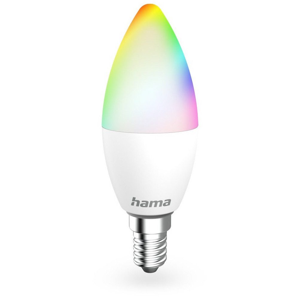 Hama LED-Leuchtmittel Hama Smarte WLAN-LED-Lampe E14 - Beleuchtung, Sockel E14, Variabler Weißton