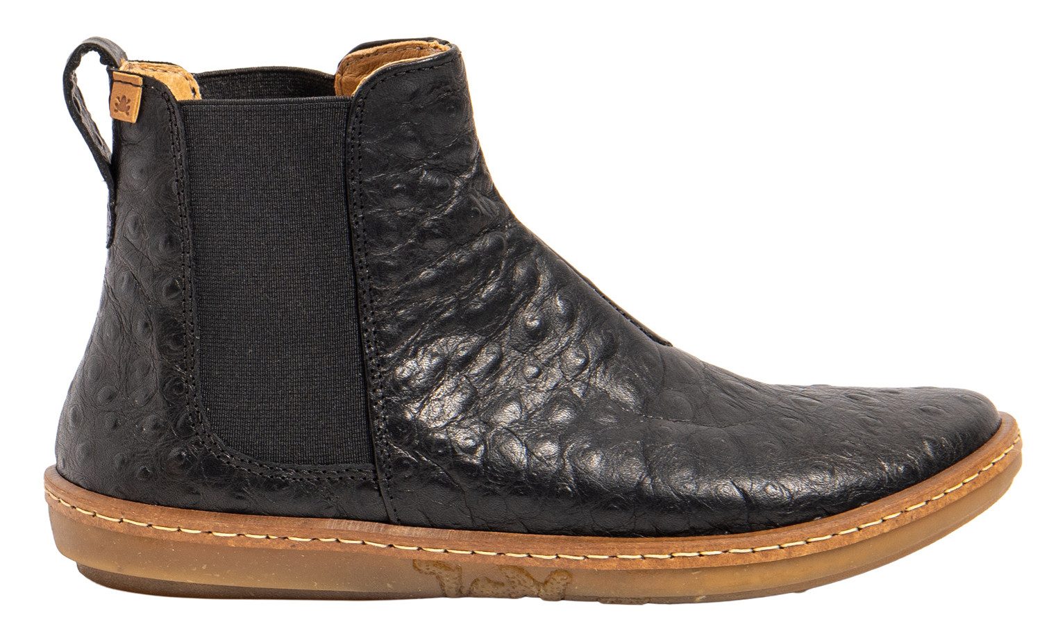 El Naturalista N5310 Coral Black Ostrich Stiefelette