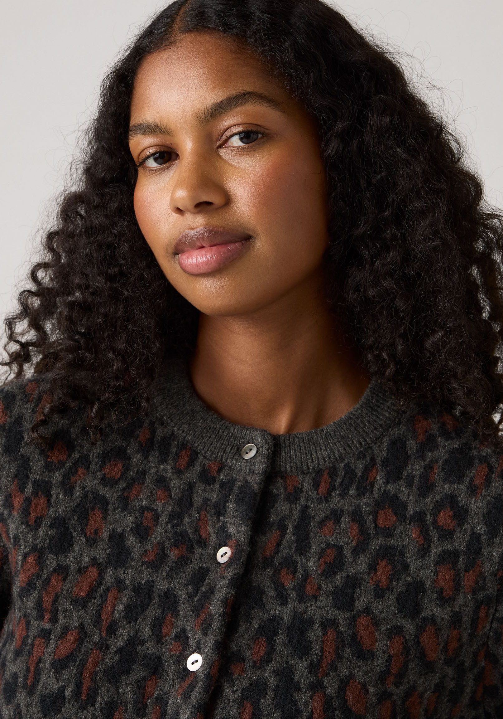 Levi's® Strickjacke TARA WOOLY CARDIG mit Animal-Muster