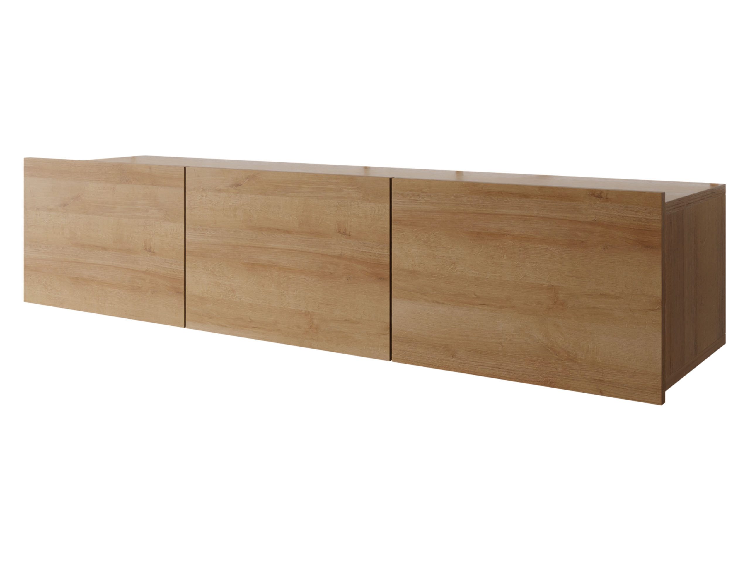 MIRJAN24 TV-Schrank Calabrini 150 04 (mit 3 Türen) ohne Griffe, silberne Be günstig online kaufen