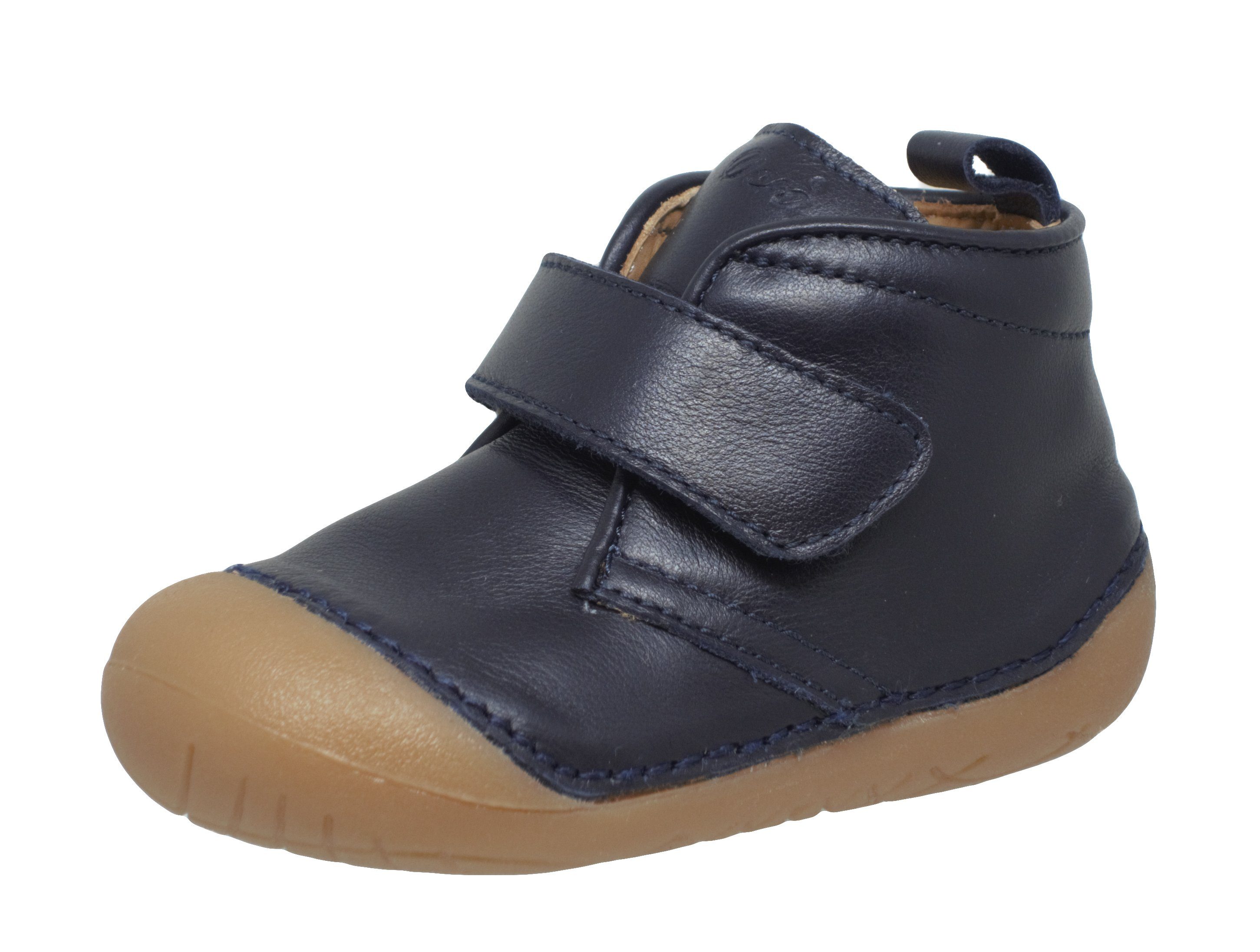 Ocra Ocra 331 Lauflernschuhe Baby Barfußschuhe Pfl. geg. Leder Klett Blau Krabbelschuh