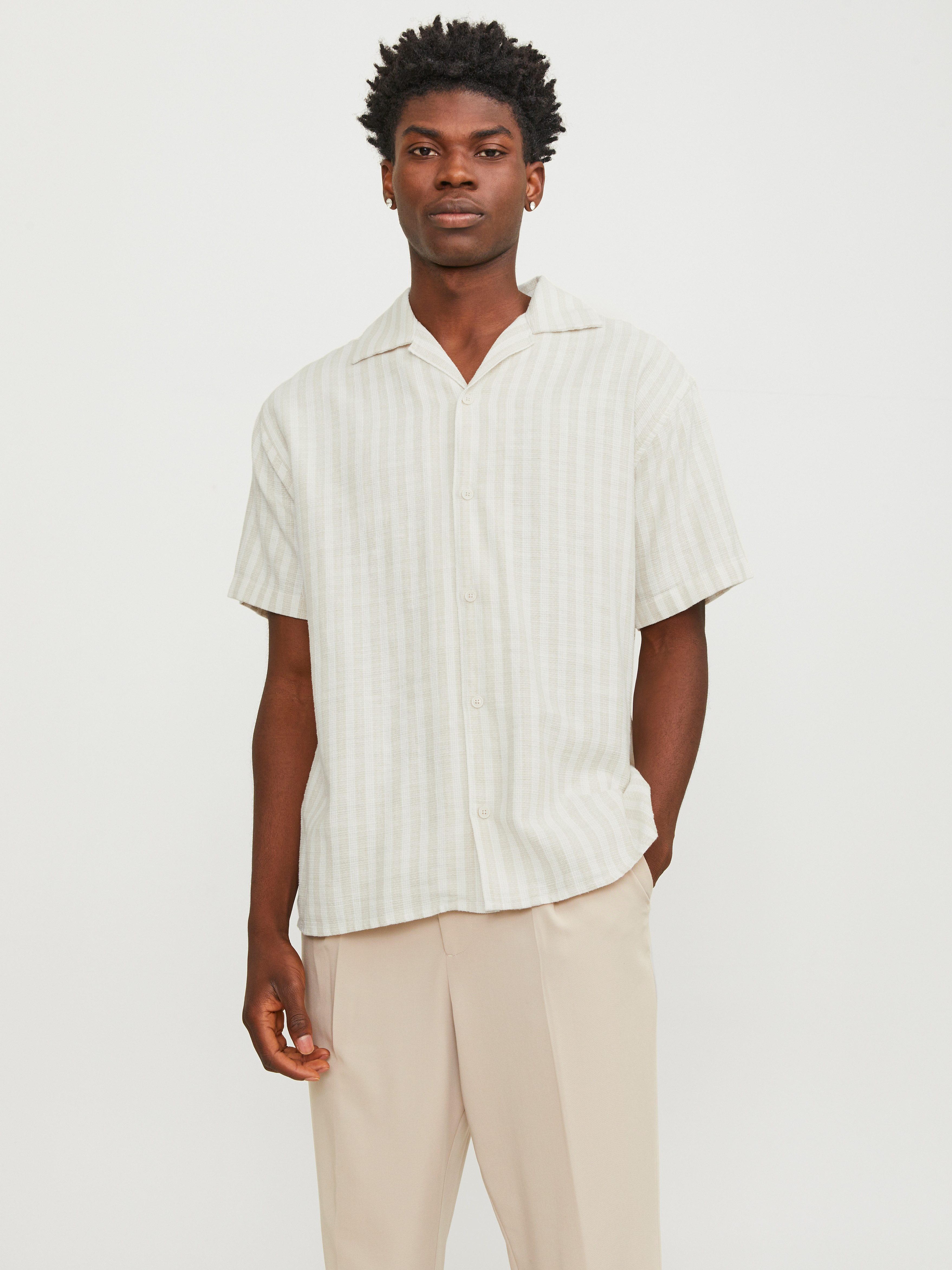 Jack & Jones Kurzarmhemd JORCOBA STRIPE RESORT SHIRT SS SN günstig online kaufen