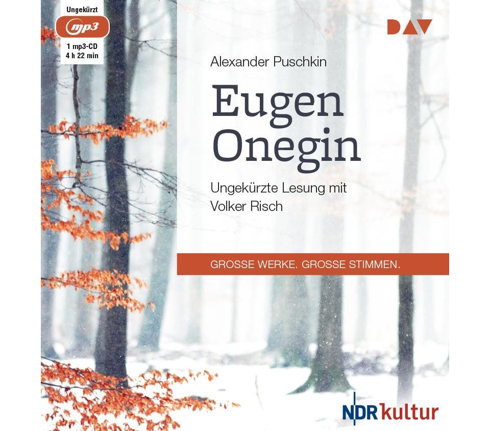 Der Audio Verlag Hörspiel-CD Eugen Onegin, 1 Audio-CD, 1 MP3