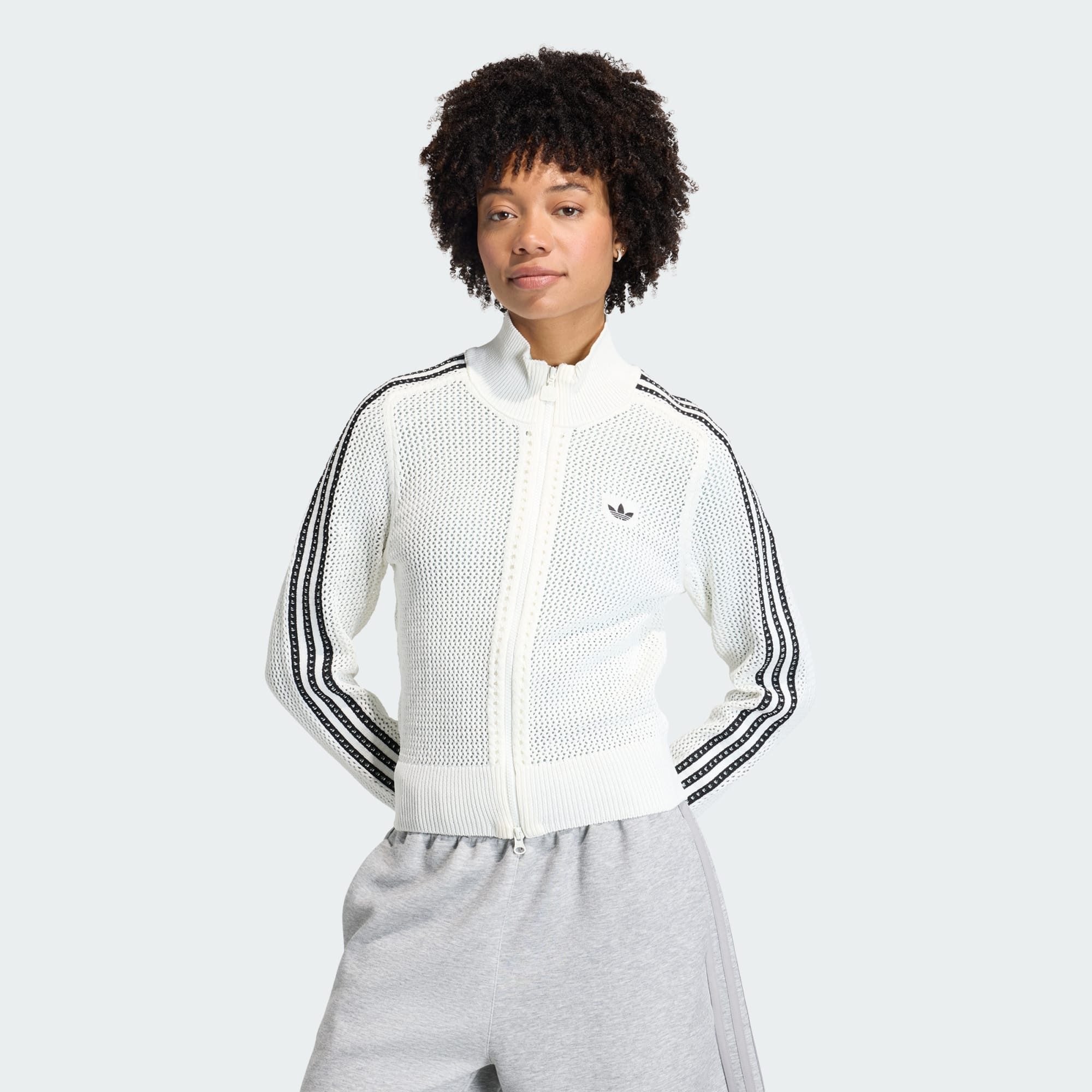 adidas Originals Trainingstop KNITTED CROCHET FIREBIRD ORIGINALS JACKE (1-t günstig online kaufen