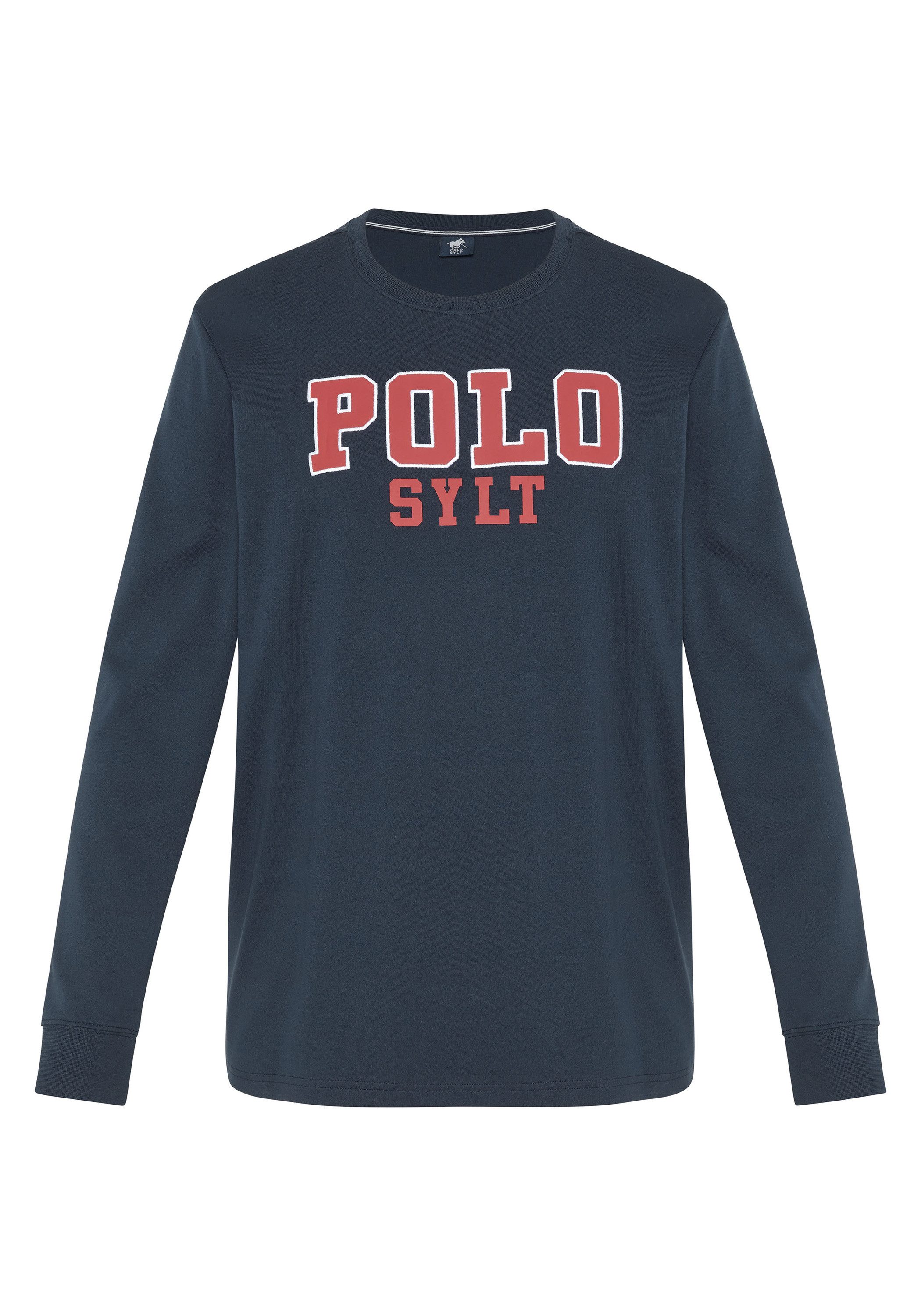 Polo Sylt Sweatshirt mit Label-Print- und -Stickerei günstig online kaufen