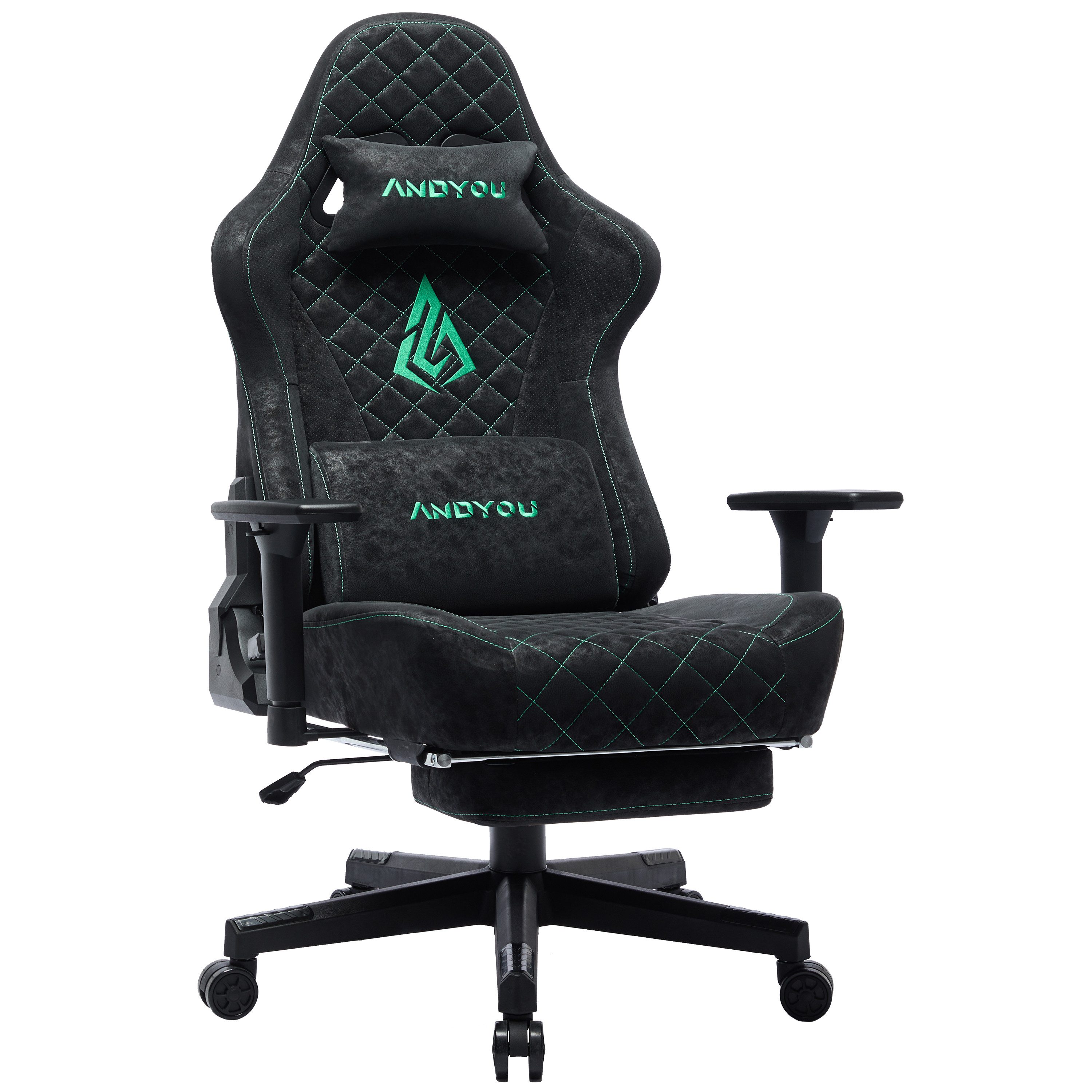 ANDYOU Gaming-Stuhl ergonomisch, Rennsport-Stil, PU-Bezug (1 günstig online kaufen