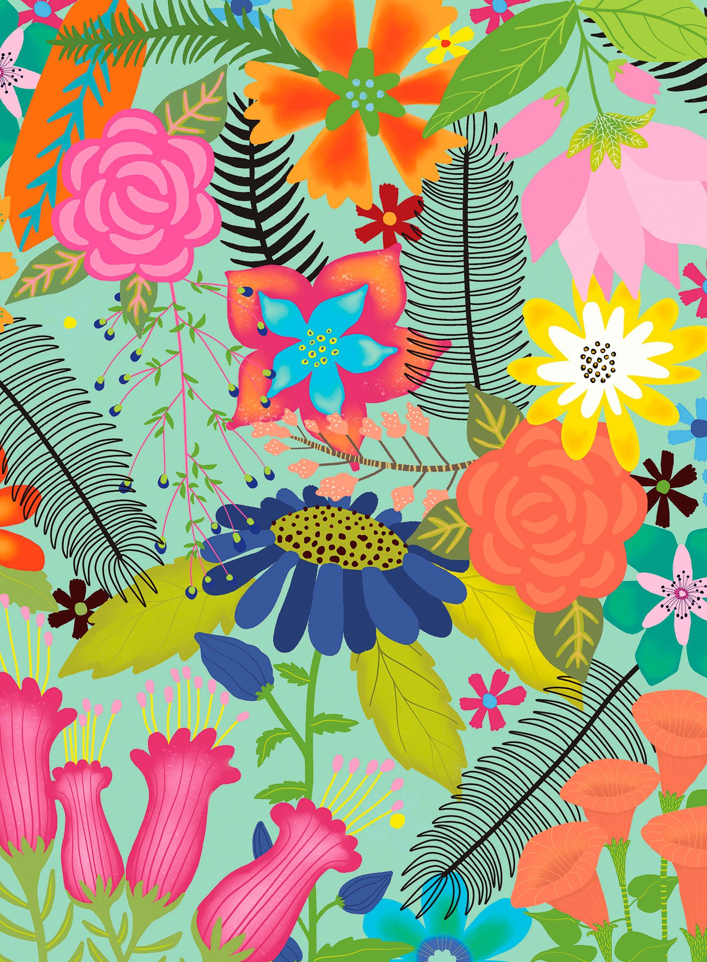 Ravensburger Puzzle Blumenjungle, 500 Puzzleteile, Made in Germany