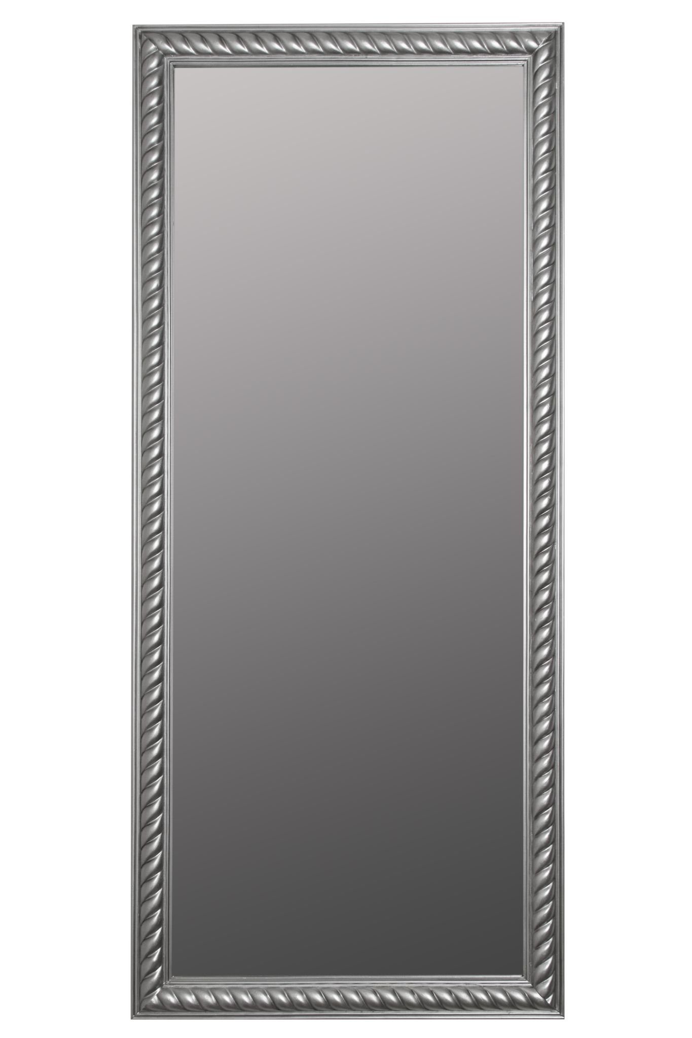 Spiegel Kordelrahmen 72x162x7 Wandspiegel | Badezimmerspiegel, silber vintage cm holz silber antik Wandspiegel: elbmöbel Wandspiegel silber