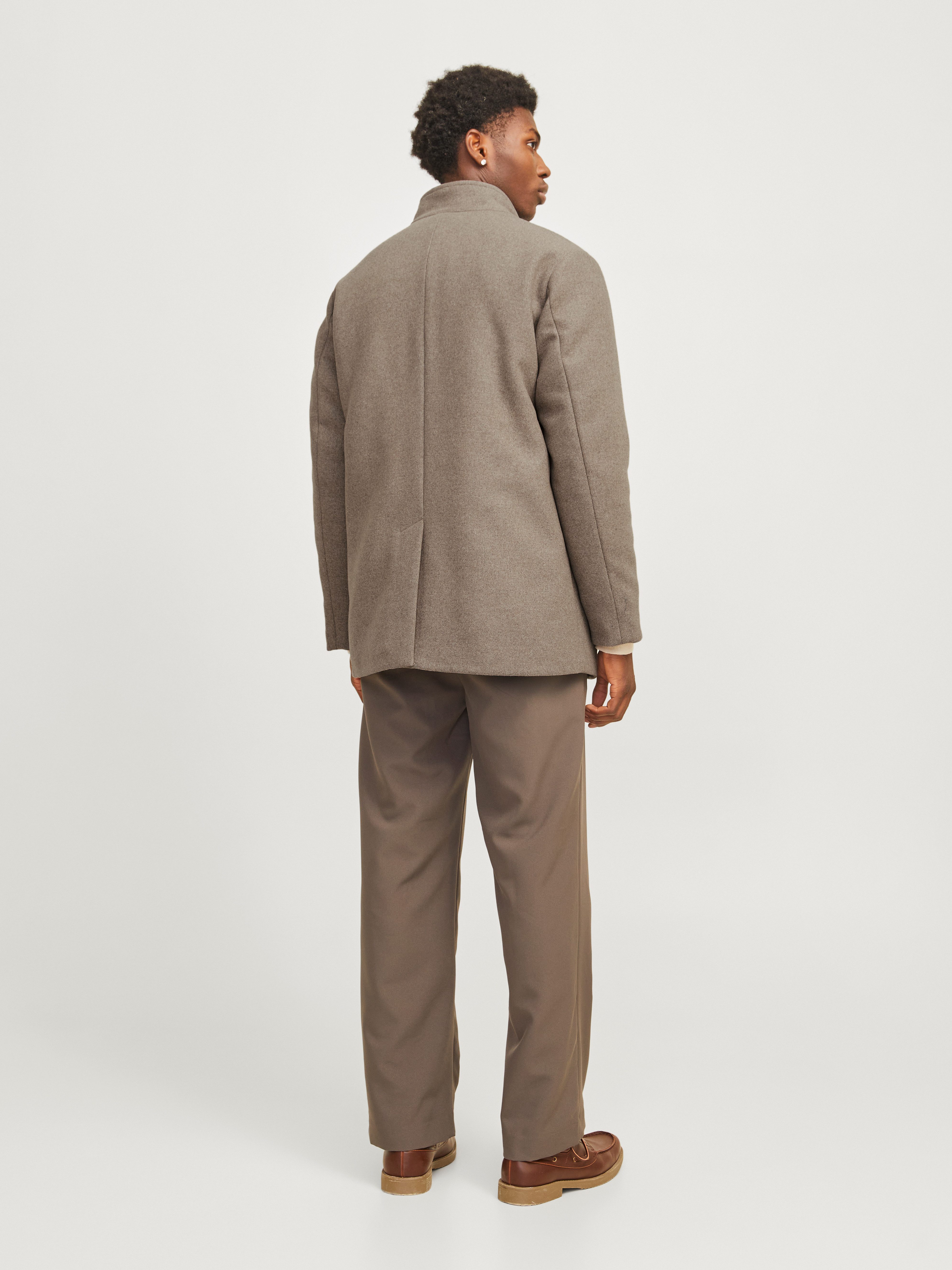 Jack & Jones Wolljacke JJEHARRISON WOOL JACKET SN Materialmix, regular fit