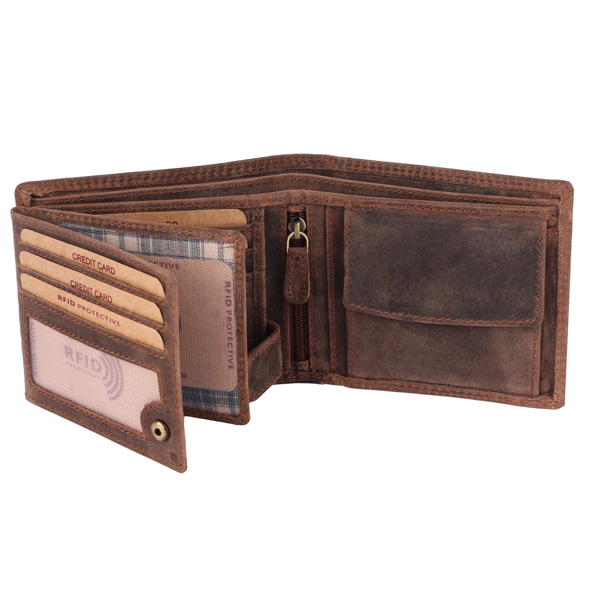 Benthill Geldbörse Herren Echt Leder RFID Portmonee Geldbeutel Portemonnaie günstig online kaufen