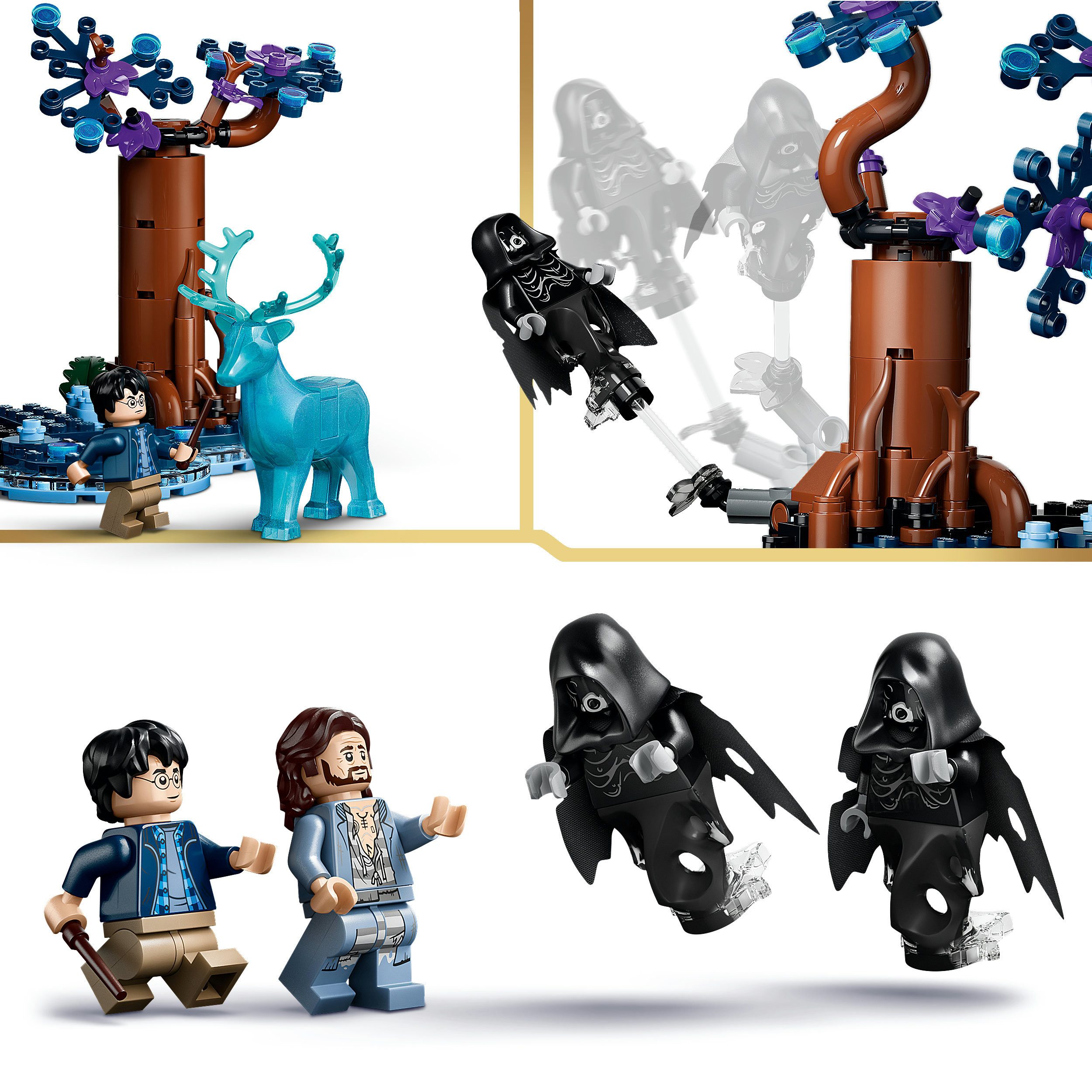 LEGO® Verbotener Wald: Expecto Patronum (76475), LEGO Harry Potter™ Konstruktionsspielsteine, (244 St), Made in Europe – Bild 5 von 5