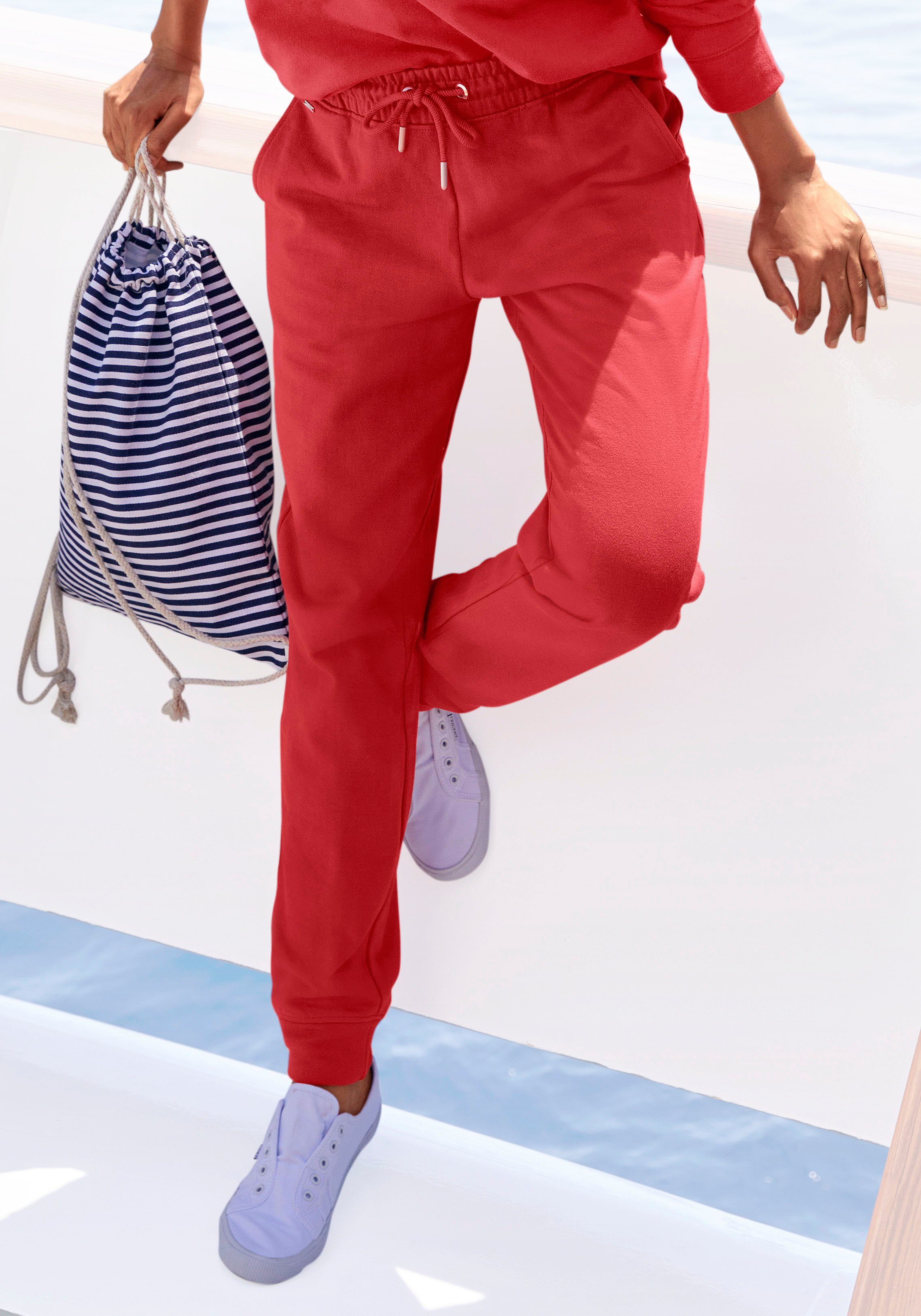 H.I.S Relaxhose im maritimen Stil, Loungeanzug günstig online kaufen