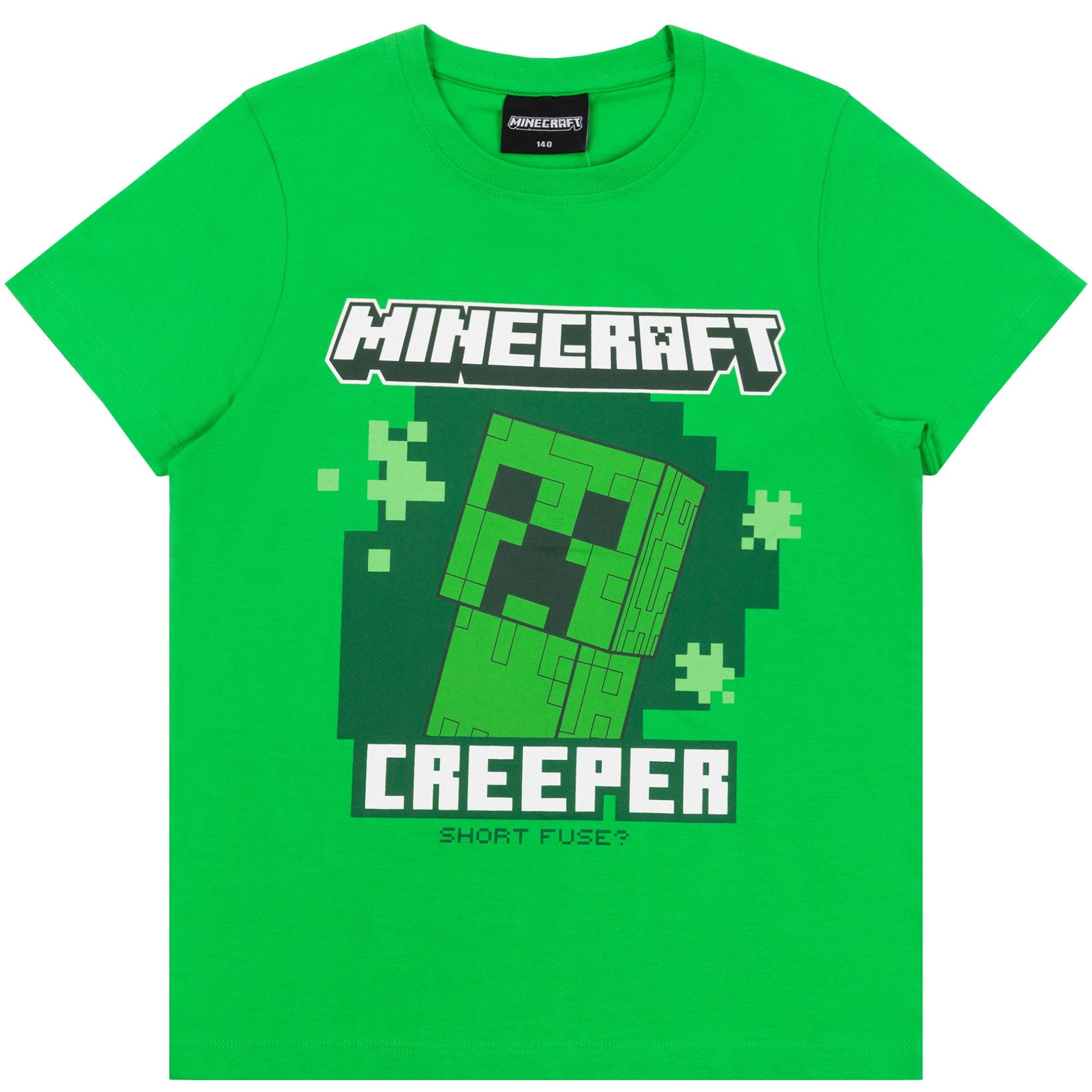 Minecraft T-Shirt Minecraft Jungen T-Shirt Creeper Creeper Design