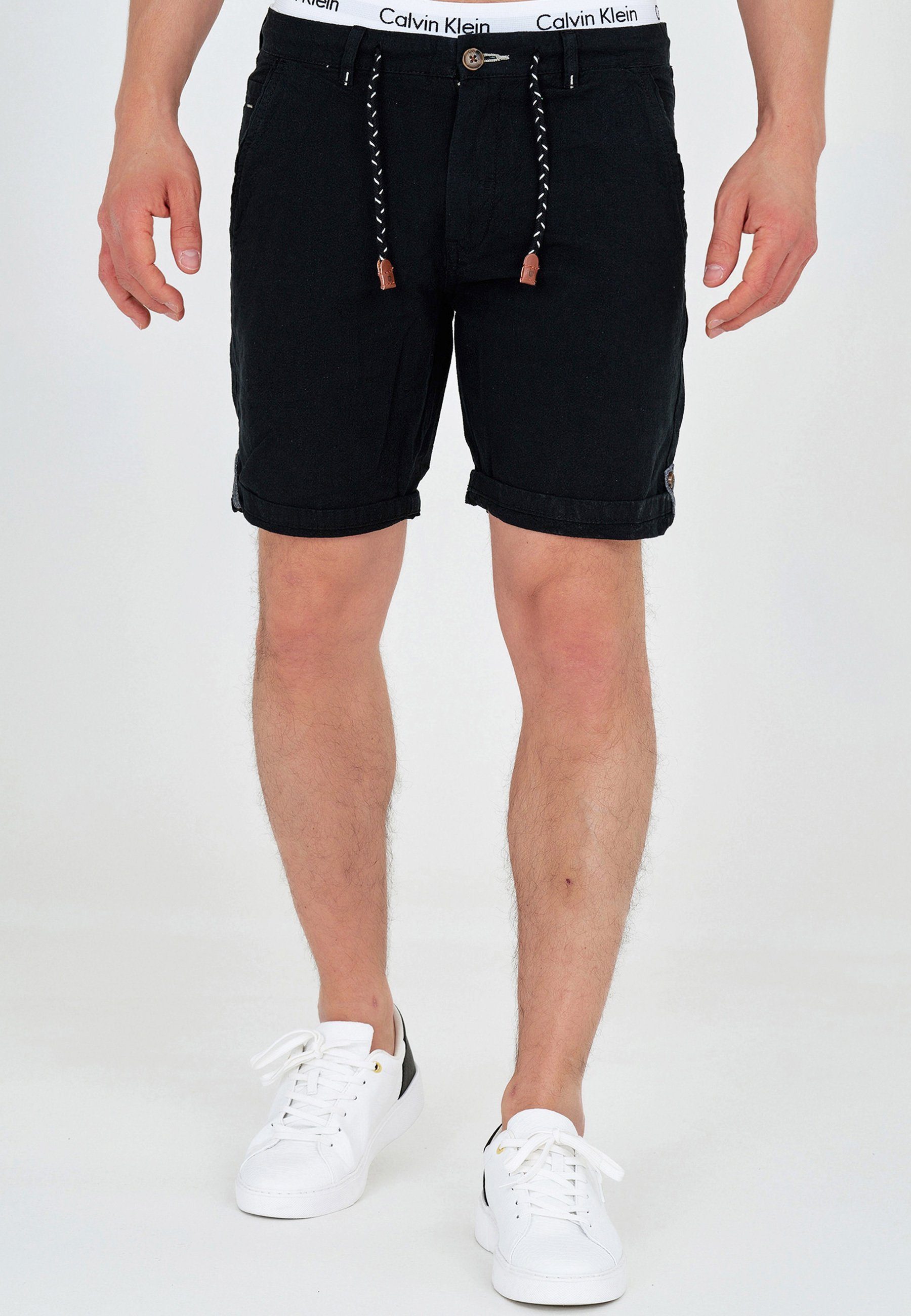 Indicode Chinoshorts Beauvals,elastischem Bund mit Kordelzug, günstig online kaufen