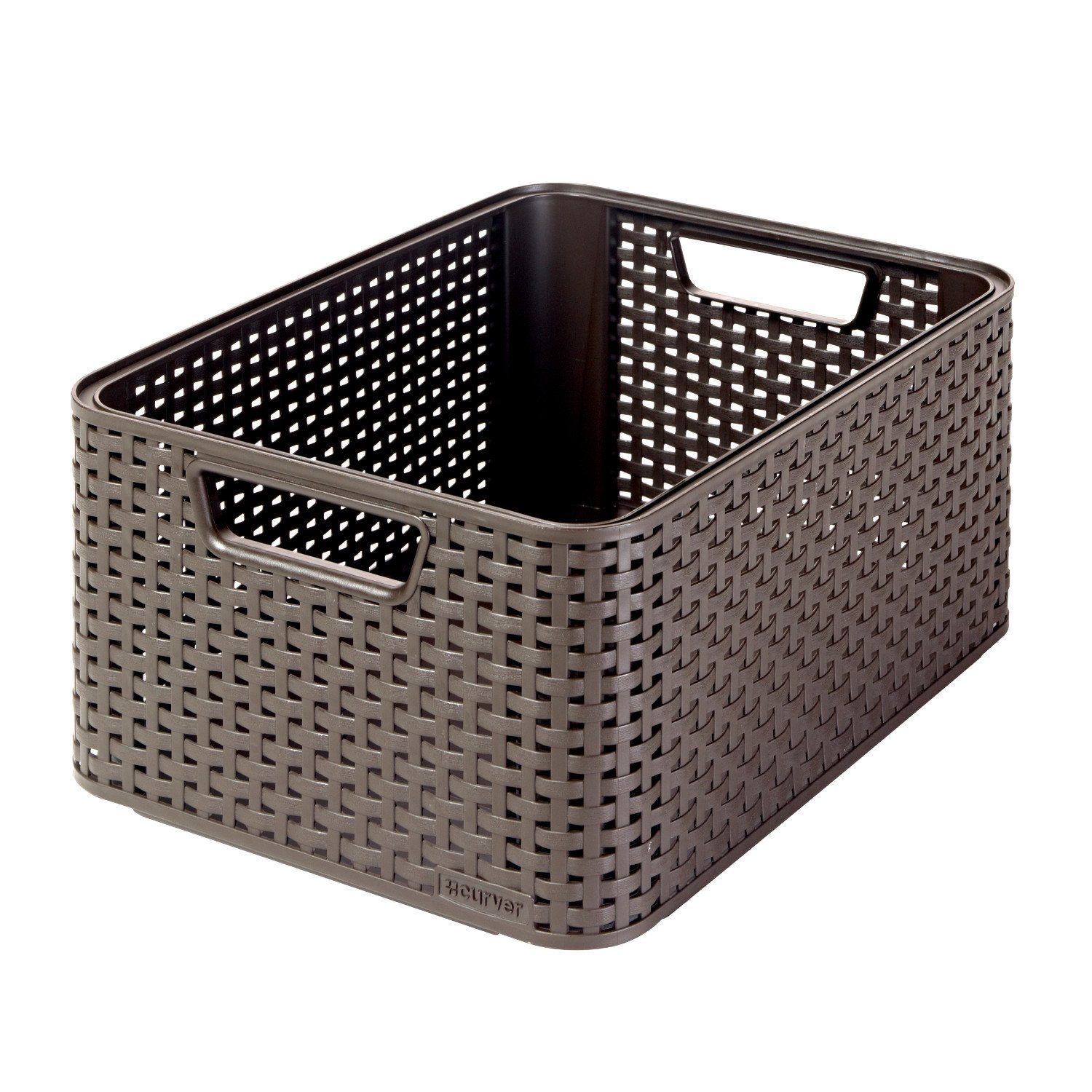 Curver Aufbewahrungskorb, Rattan Style Mehrzweckbehälter Korb 18L günstig online kaufen