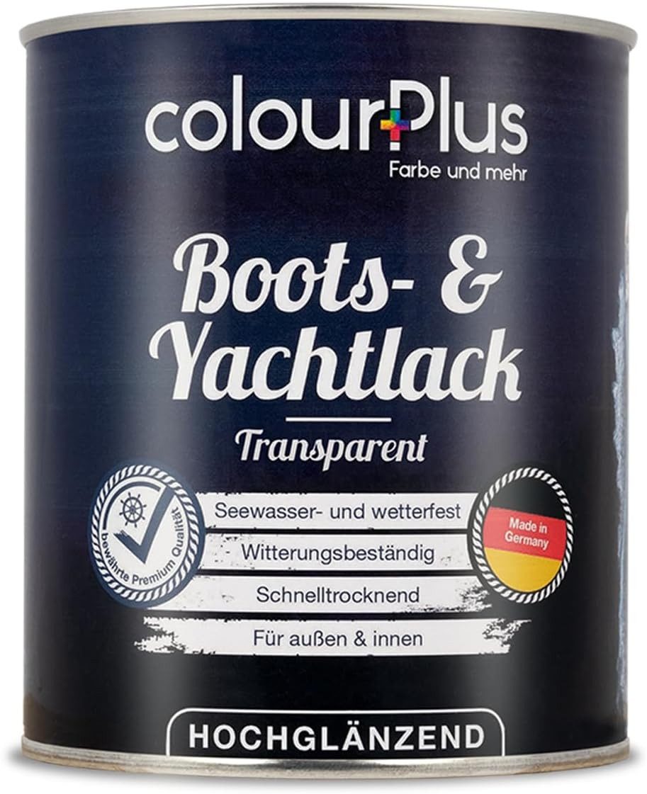 ColourPlus Kunstharzlack Boots- & Yachtlack glänzend, wetterfest & UV-beständig, wetterfest, UV-beständig, wasserfest, stoß- & schlagfest, glänzend