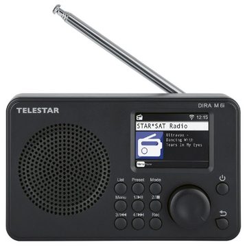 TELESTAR DIRA M 6i hybrid Radio Internetradio DAB+/FM RDS, WiFi, Bluetooth Digitalradio (DAB) (DAB+, UKW, Internetradio, 4 W, Steuerung per App, USB Musikplayer, kompaktes Multifunktionsradio)