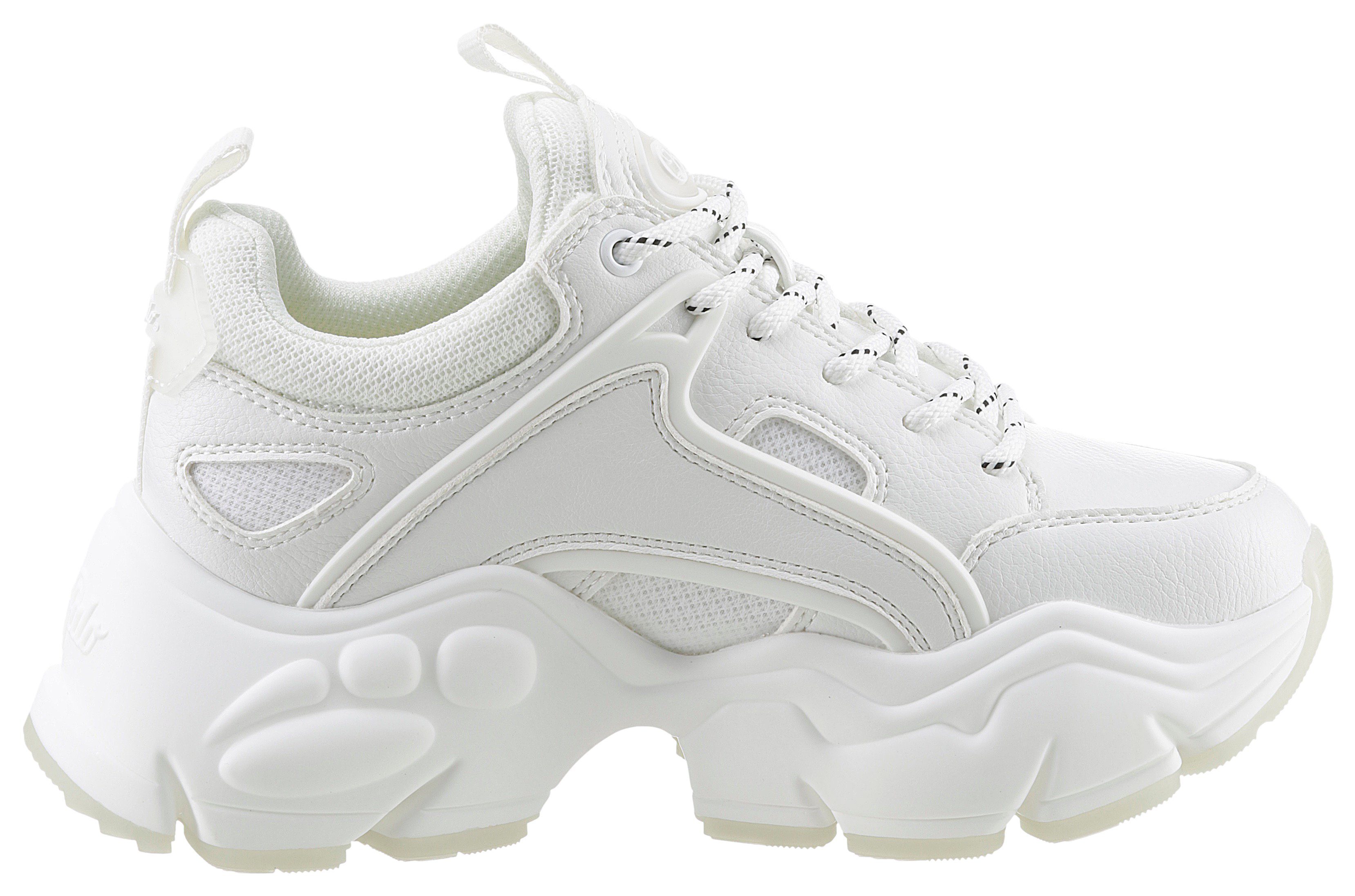 Buffalo BINARY Sneaker in monochromer Optik, Freizeitschuh, Halbschuh, Schnürschuh