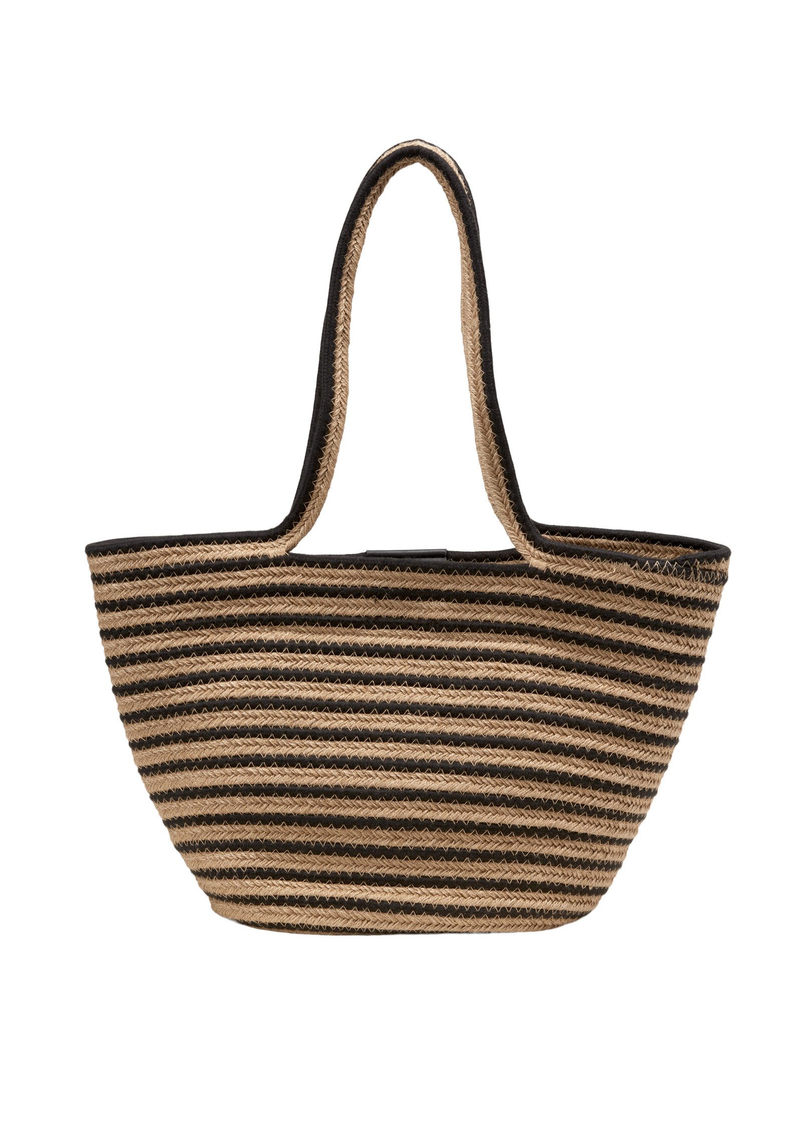 Marc O'Polo Shopper aus Jute-Baumwoll-Mix