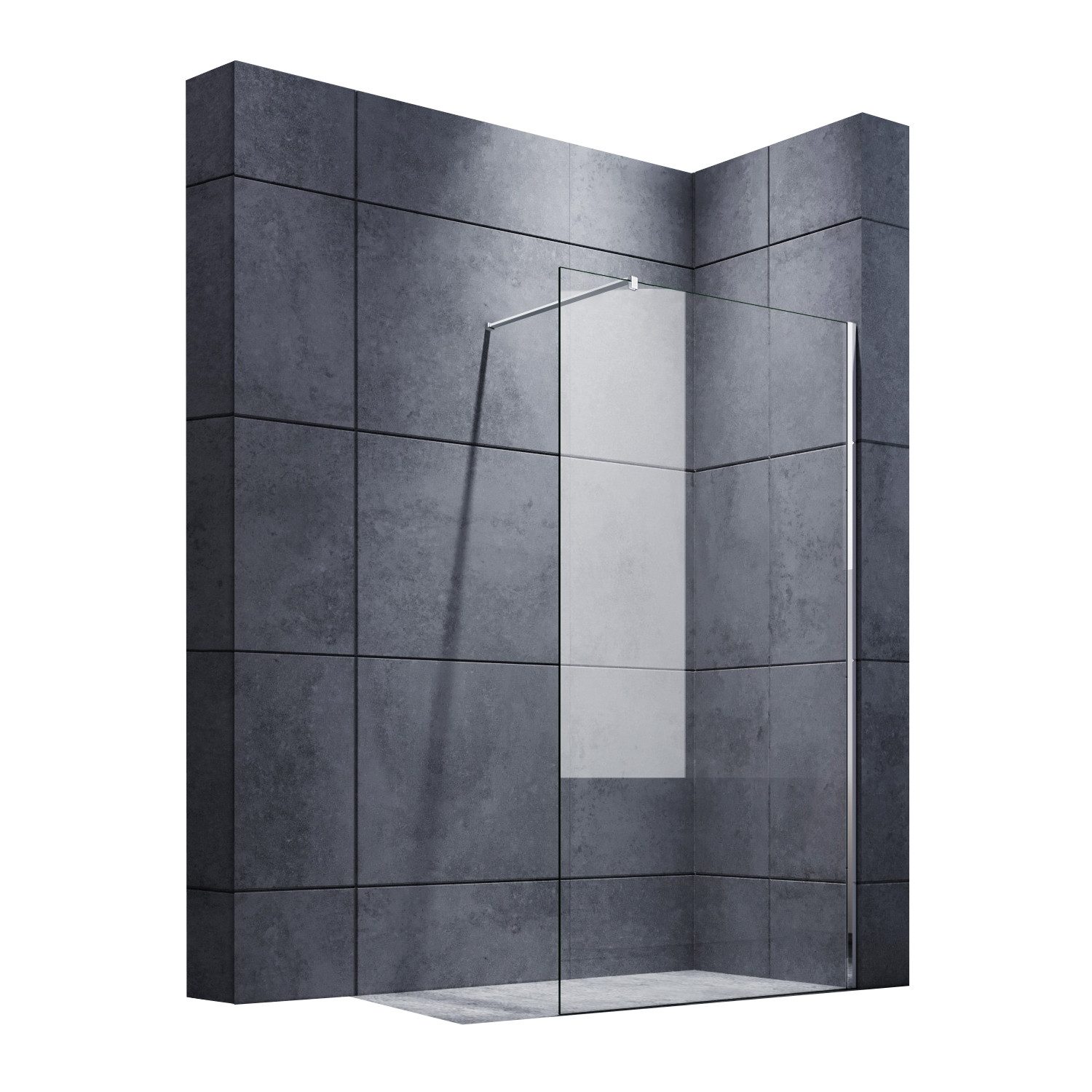 SONNI Walk-in-Dusche Duschkabine Duschabtrennung Duschwand mit günstig online kaufen