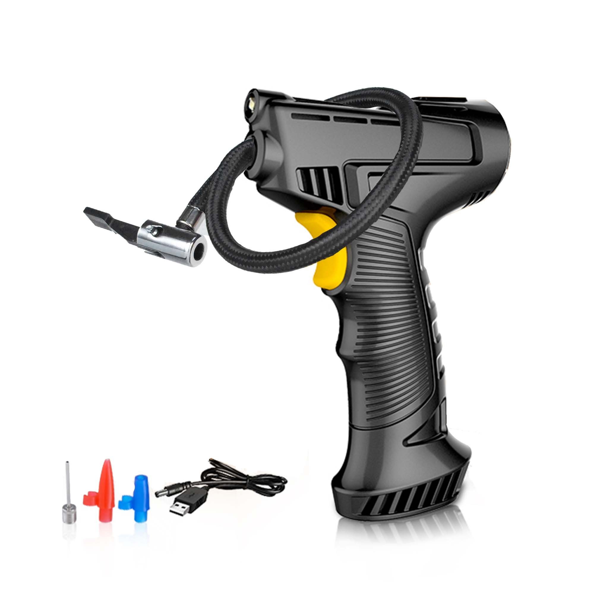 Fahrradpumpe Akku Luftpumpe, Kompressor 8.5V 100W 150PSI, Auto Luftpumpe Elektrisch
