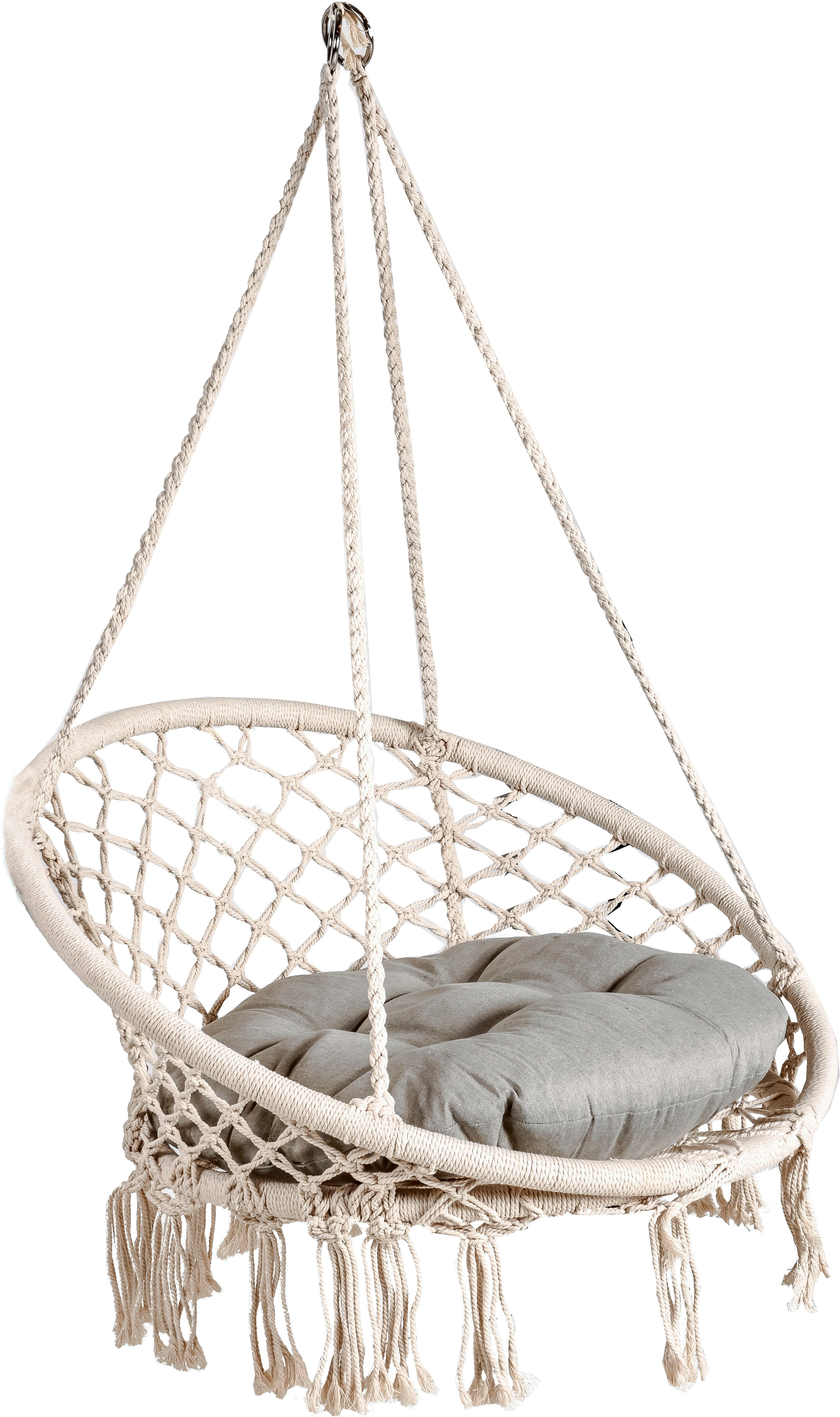 Garden Pleasure Hängesessel BARBUDA (Hängesessel, OTTOs Choice), BxTxH: 80x60x125 cm, mit Kissen