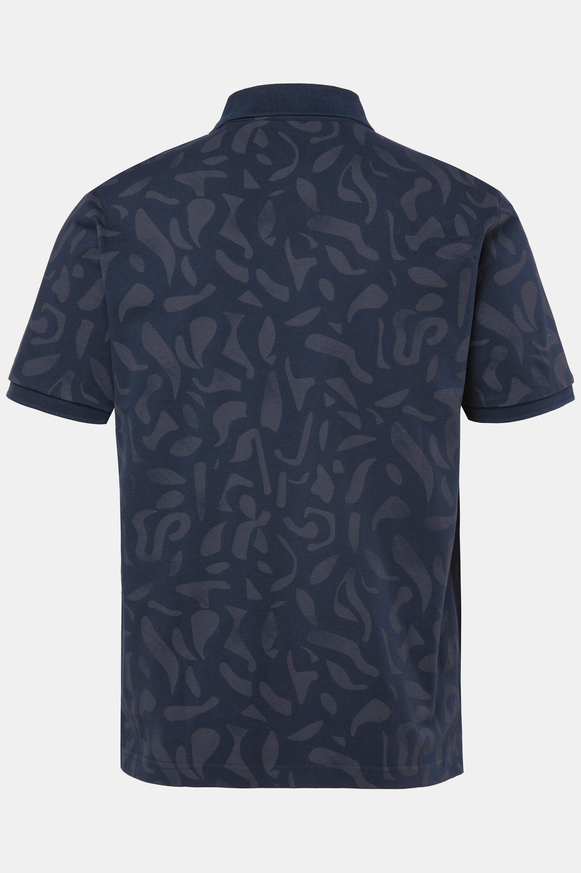 JP1880 Poloshirt Poloshirt Piqué Alloverprint Halbarm