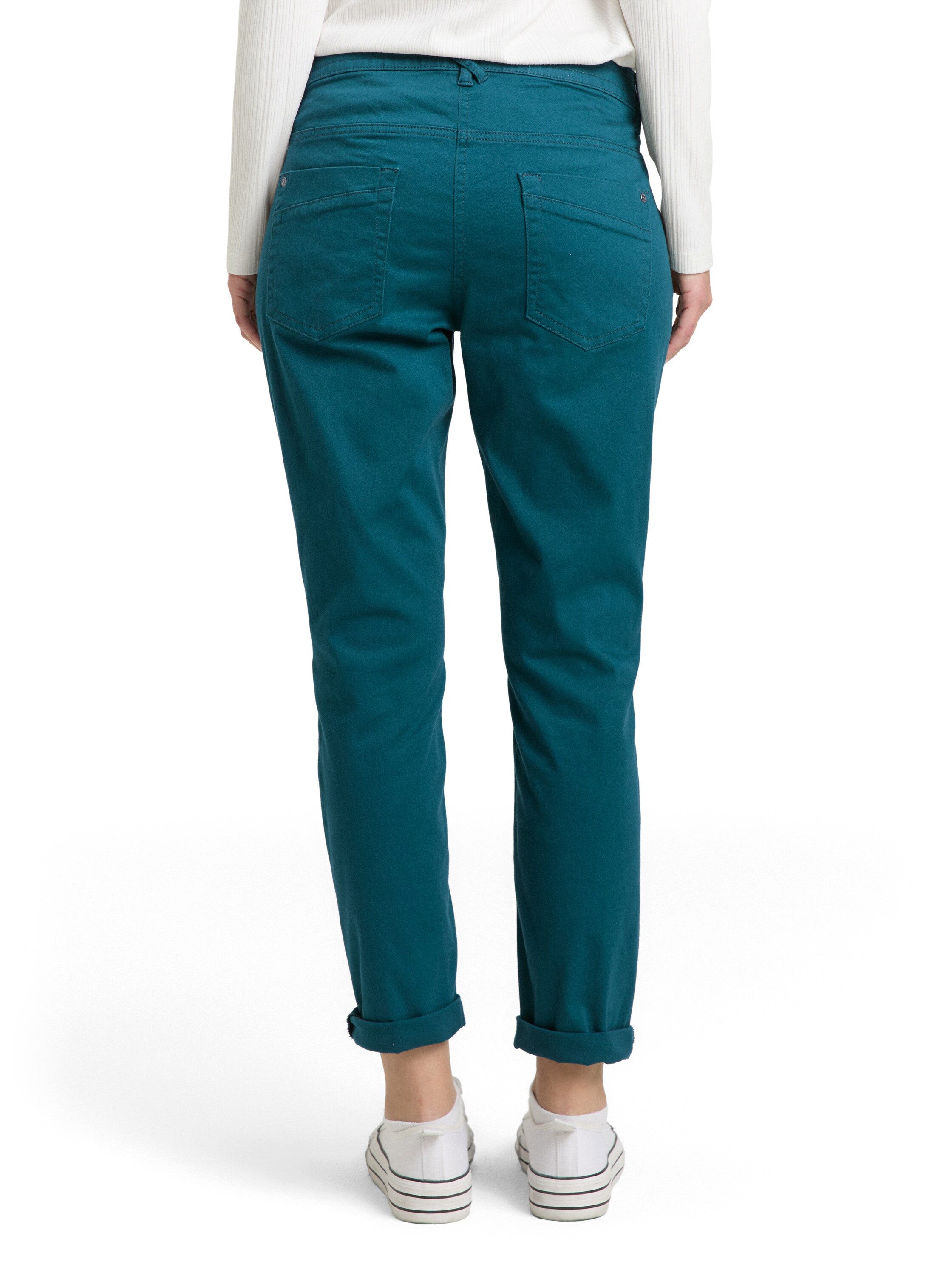 TOM TAILOR 7/8-Hose TOM TAILOR Tapered mit Bindeband am Bündchen