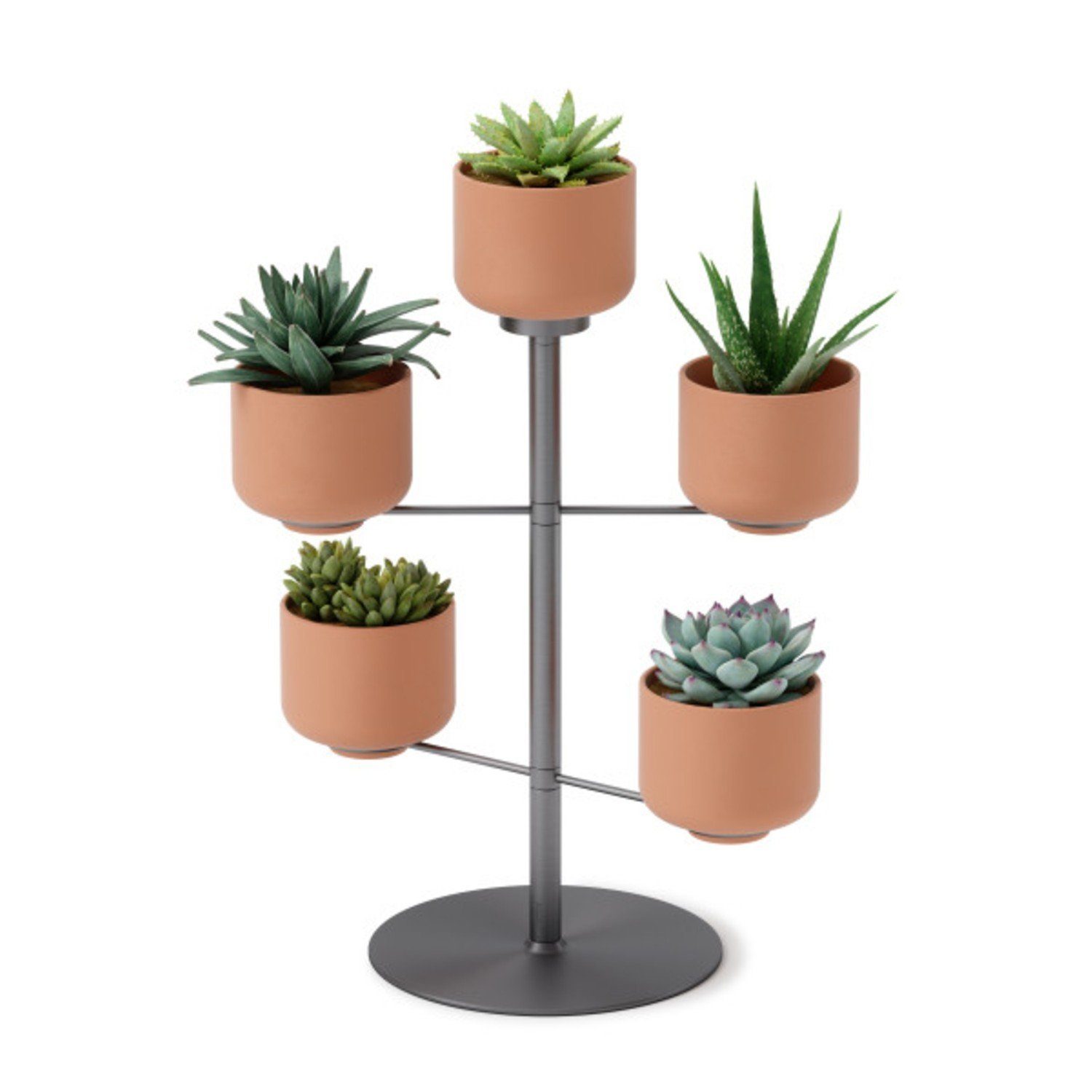 Umbra Blumenständer Blumenständer Terrapotta Planter Titanium