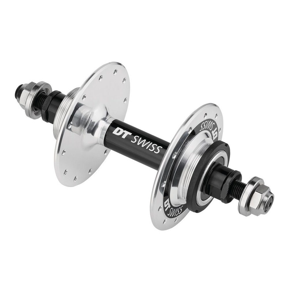 DT Swiss Hinterradnabe VorderradNabe 370 Track non disc 120mm/10mm Thru bolt, 24 Loch