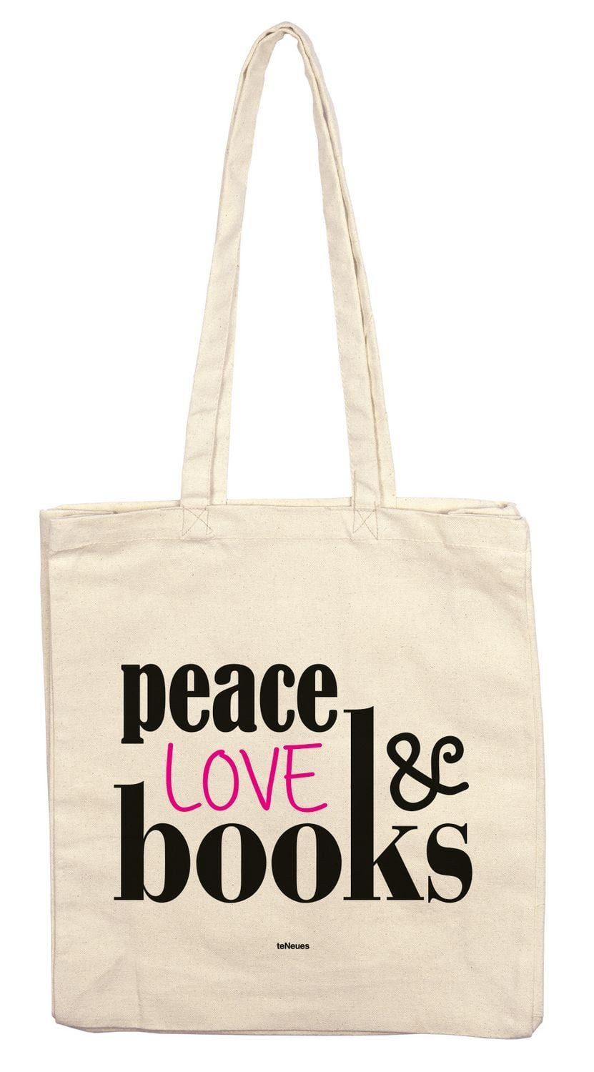Geschenkkarte Peace Love Books