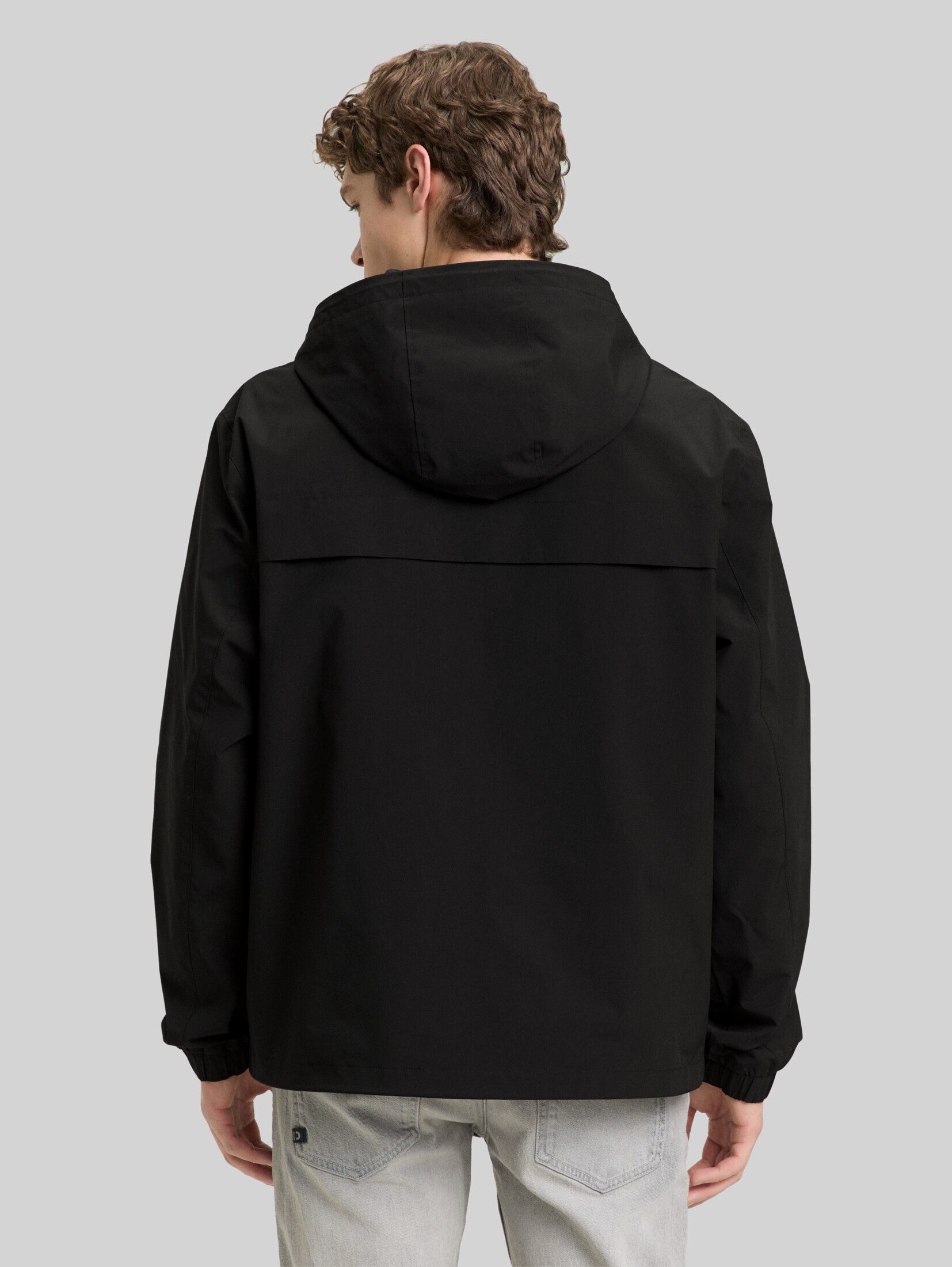 TOM TAILOR Denim Outdoorjacke Jacken Relaxed Fit Windbreaker Jacke aus wasserabweisendem Material