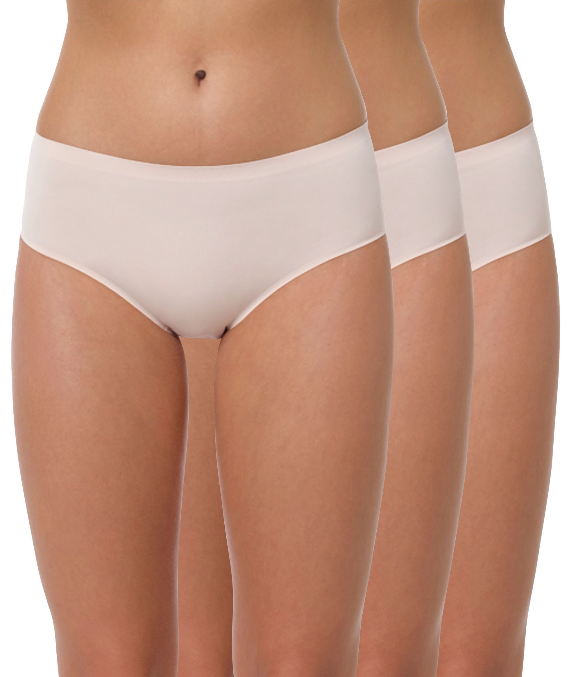 Yenita Microfaser Taillen-Slips 3er Pack Damen – Maxi-Slip Seamless, Hautverträglich, Bequem