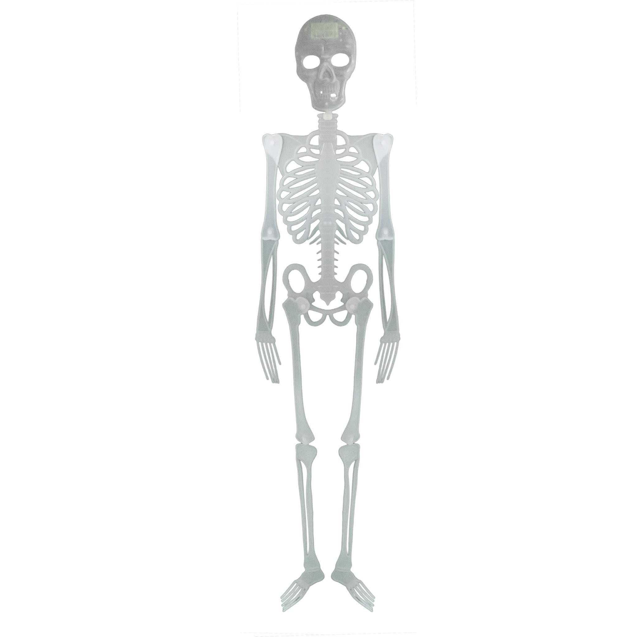Funny Fashion Dekoobjekt Skelett 150 cm, Große Halloween-Deko zum Hängen o