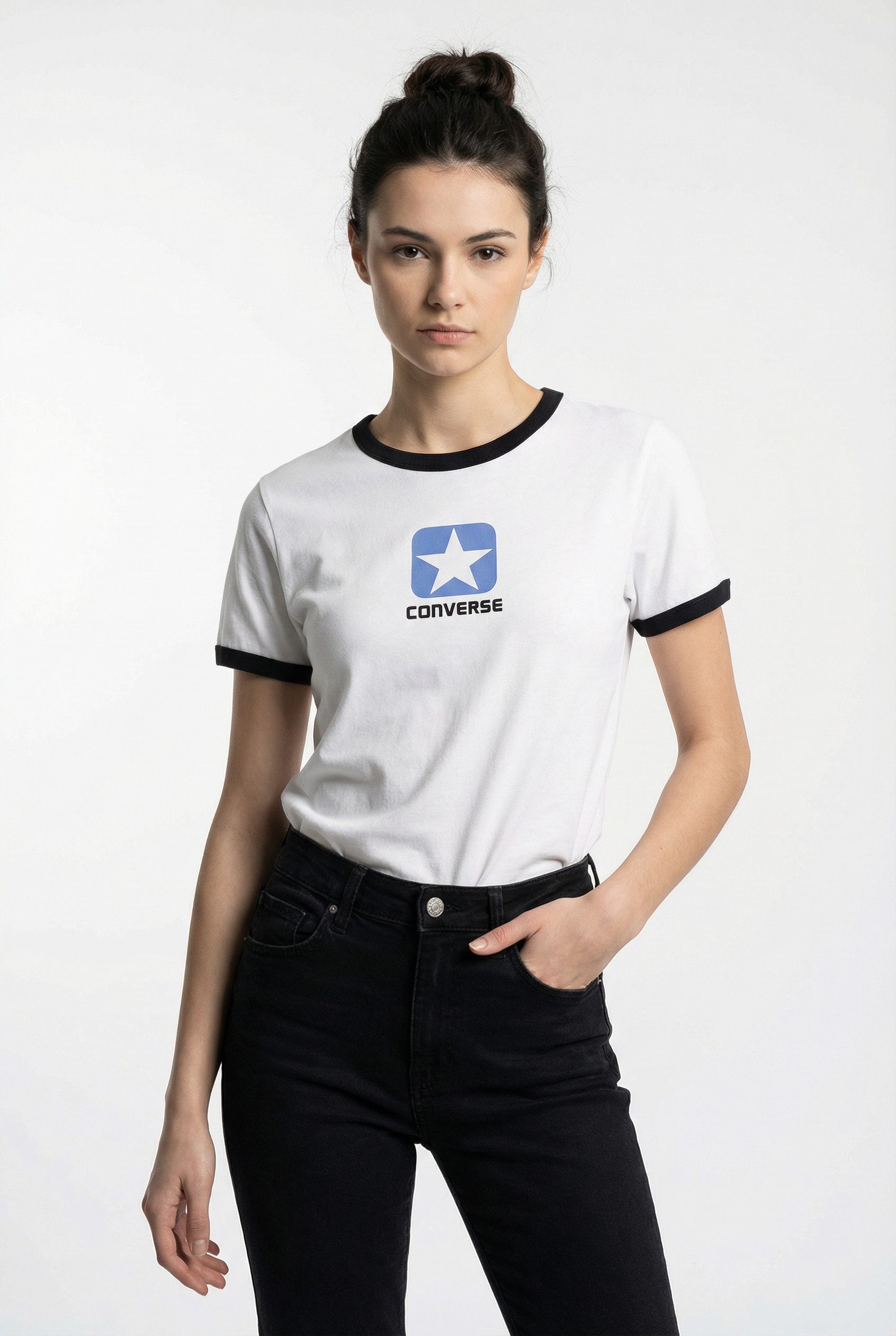 Converse T-Shirt RETRO BOX STAR TEE sportlicher Schnitt, Kurzarm, für sportliche Aktivitäten