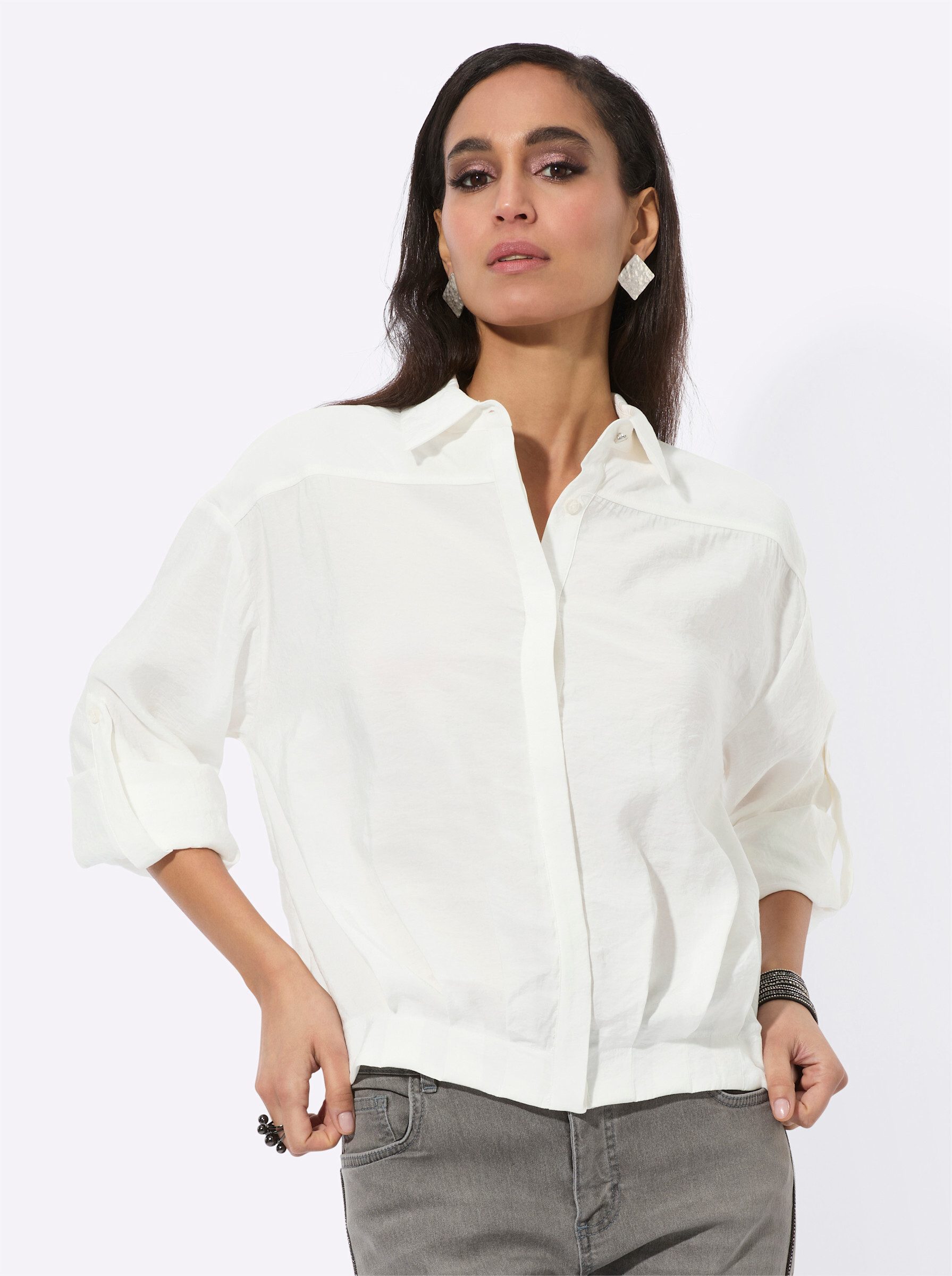 Klassische Bluse Hemdbluse